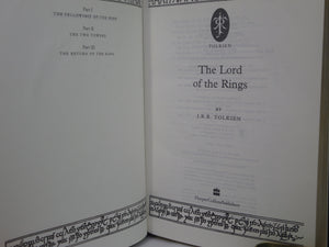 THE LORD OF THE RINGS BY J.R.R. TOLKIEN 2001 HarperCollins Deluxe Limited Edition
