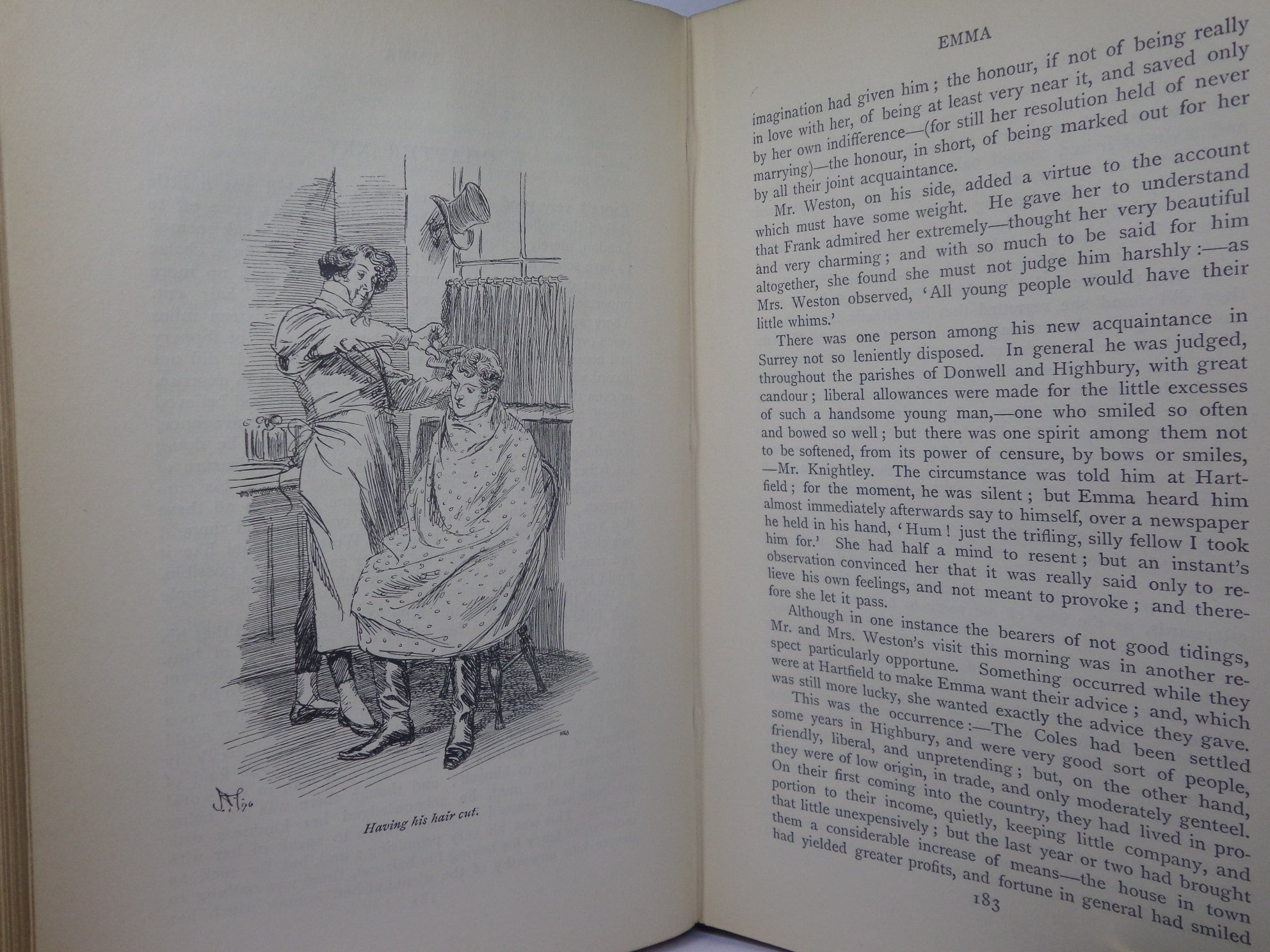 EMMA BY JANE AUSTEN 1897 ILLUSTARTED BY HUGH THOMSON