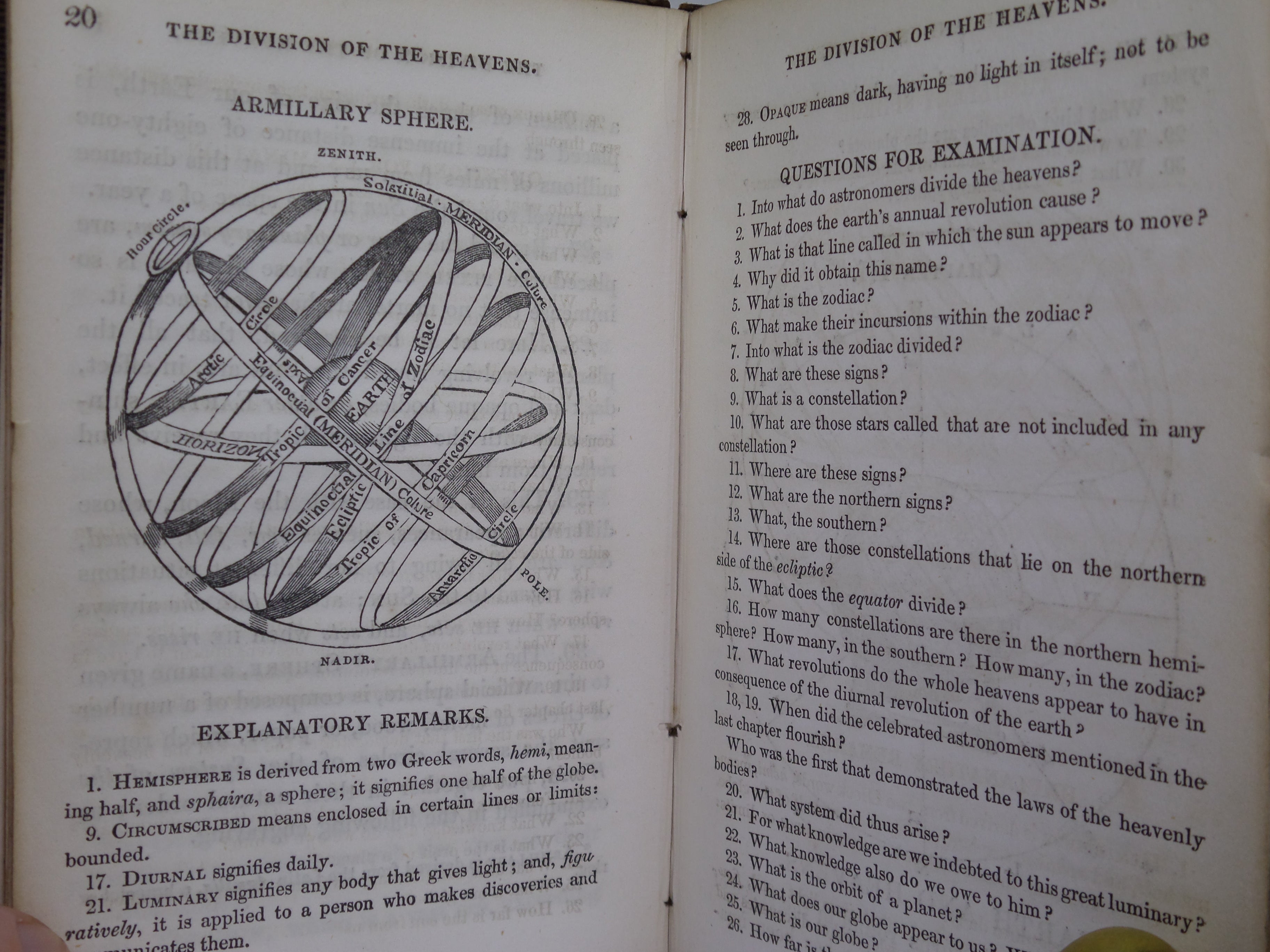 ASTRONOMY MADE EASY; INTENDED FOR USE OF YOUNG CHILDREN BY W. PINNOCK C.1850