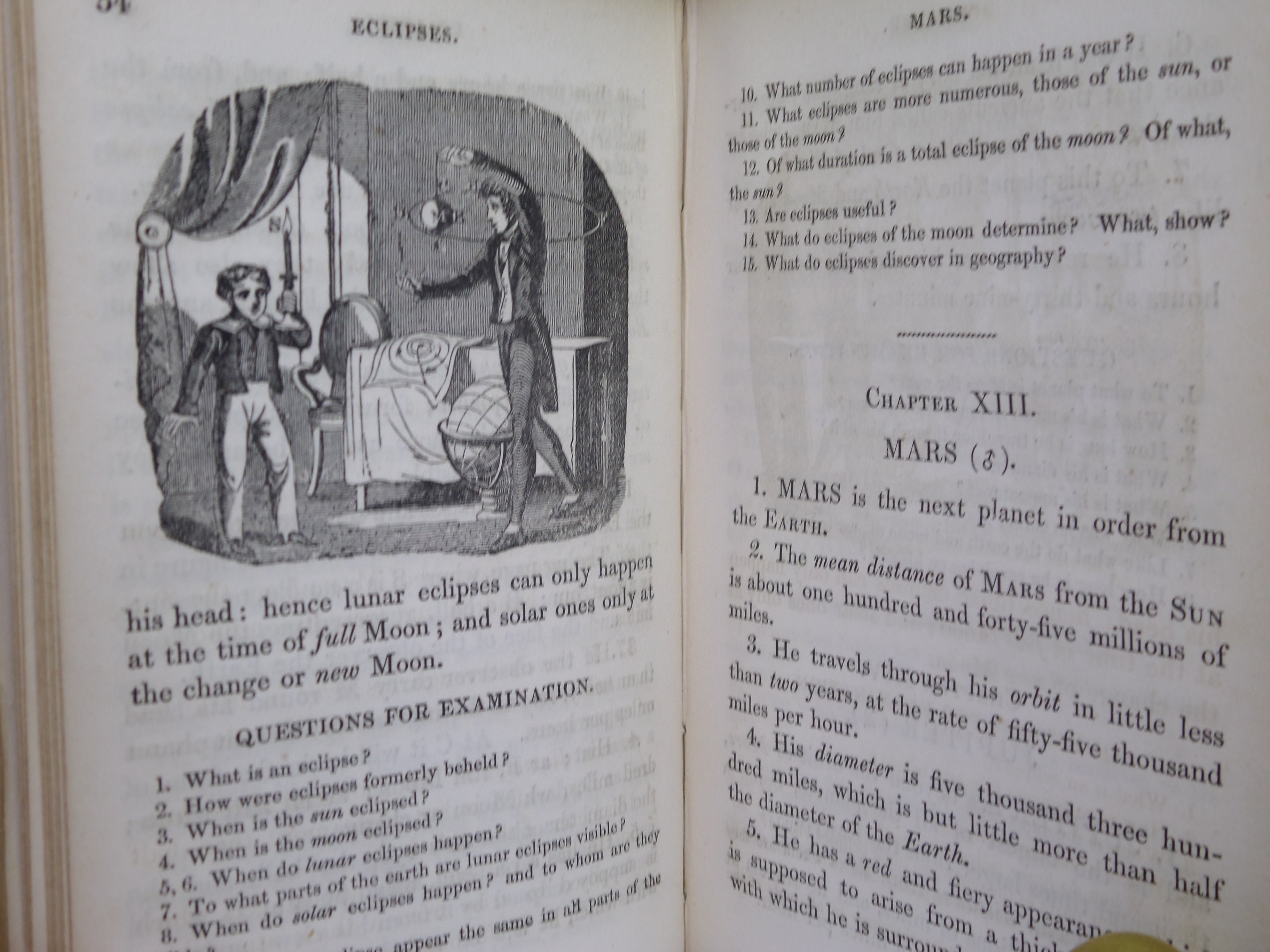 ASTRONOMY MADE EASY; INTENDED FOR USE OF YOUNG CHILDREN BY W. PINNOCK C.1850