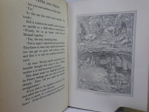 PETER AND WENDY BY J.M. BARRIE ILLUSTRATED BY F.D. BEDFORD 1911 FIRST EDITION