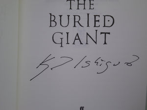 THE BURIED GIANT BY KAZUO ISHIGURO 2015 SIGNED FIRST EDITION