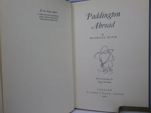 PADDINGTON ABROAD BY MICHAEL BOND 1961 FIRST EDITION
