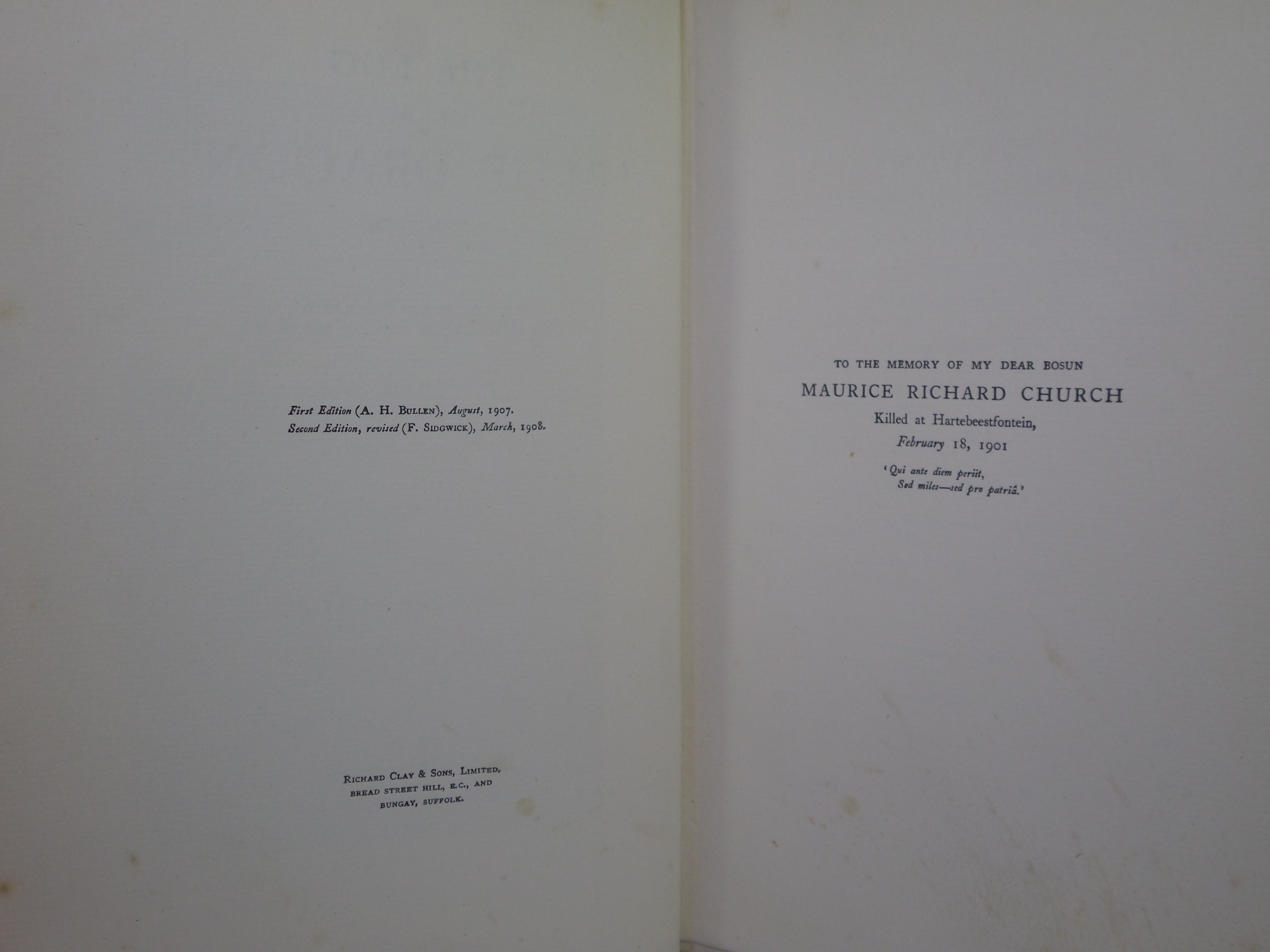 THE LOG OF THE 'BLUE DRAGON' 1892-1904 BY C.C. LYNAM 1908 SECOND EDITION
