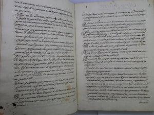 17TH CENTURY LATIN MANUSCRIPT LOGIC & INTELLECT BOOK