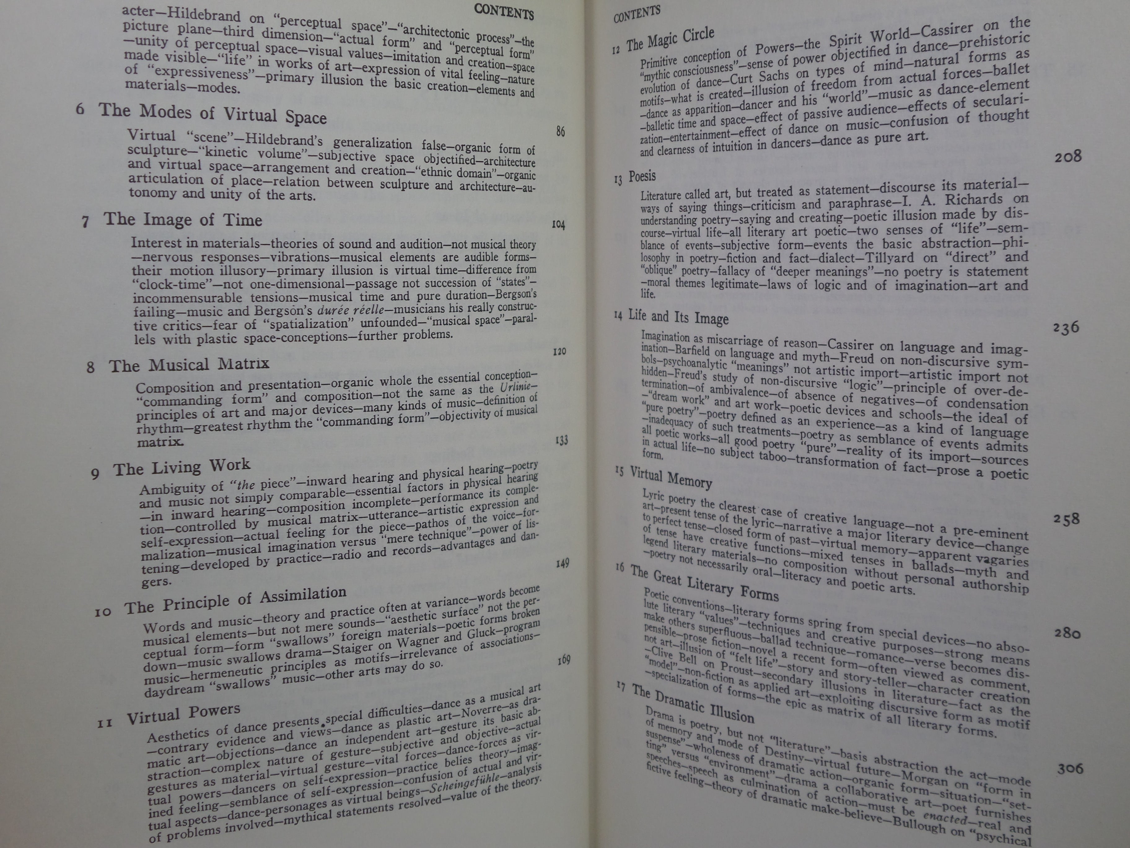 FEELING AND FORM: A THEORY OF ART BY SUSANNE K. LANGER 1979