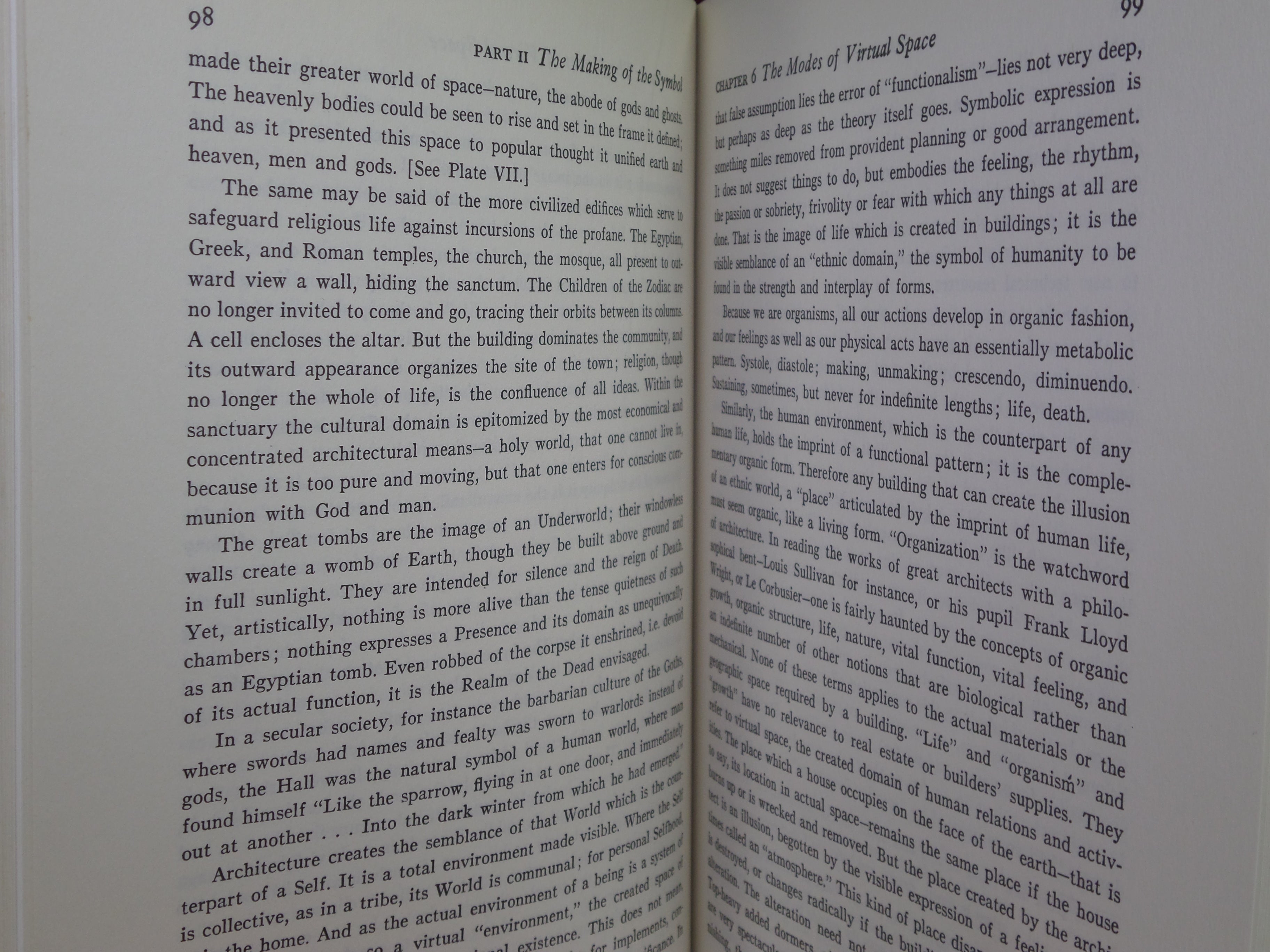 FEELING AND FORM: A THEORY OF ART BY SUSANNE K. LANGER 1979