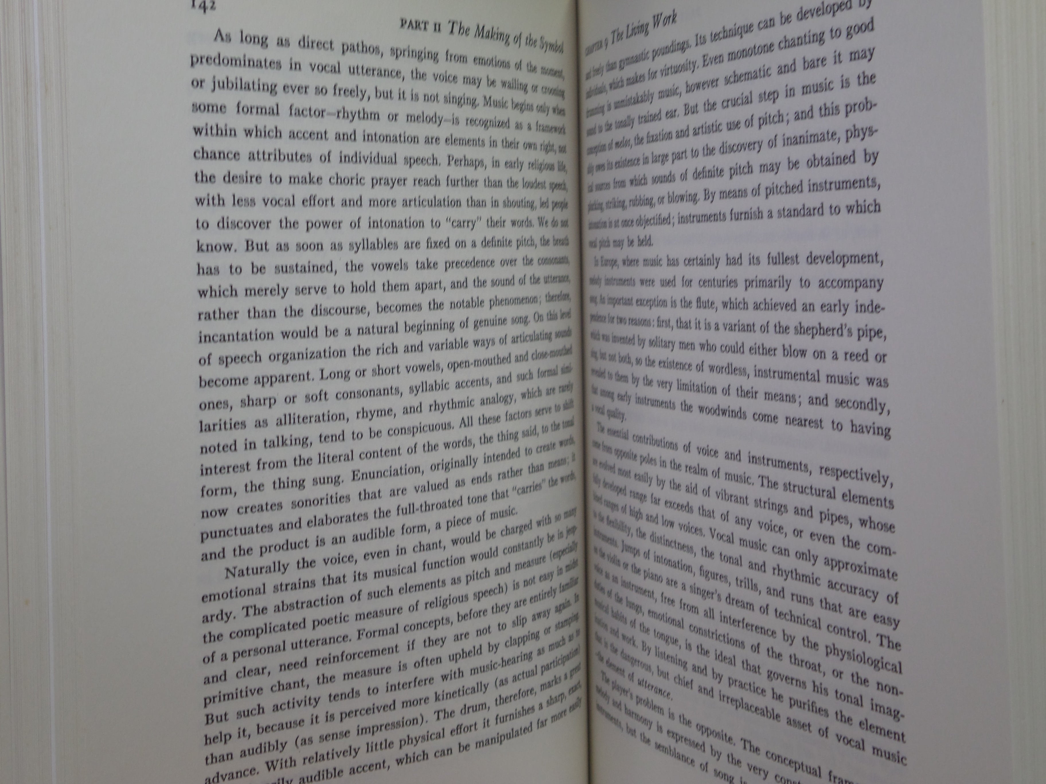 FEELING AND FORM: A THEORY OF ART BY SUSANNE K. LANGER 1979