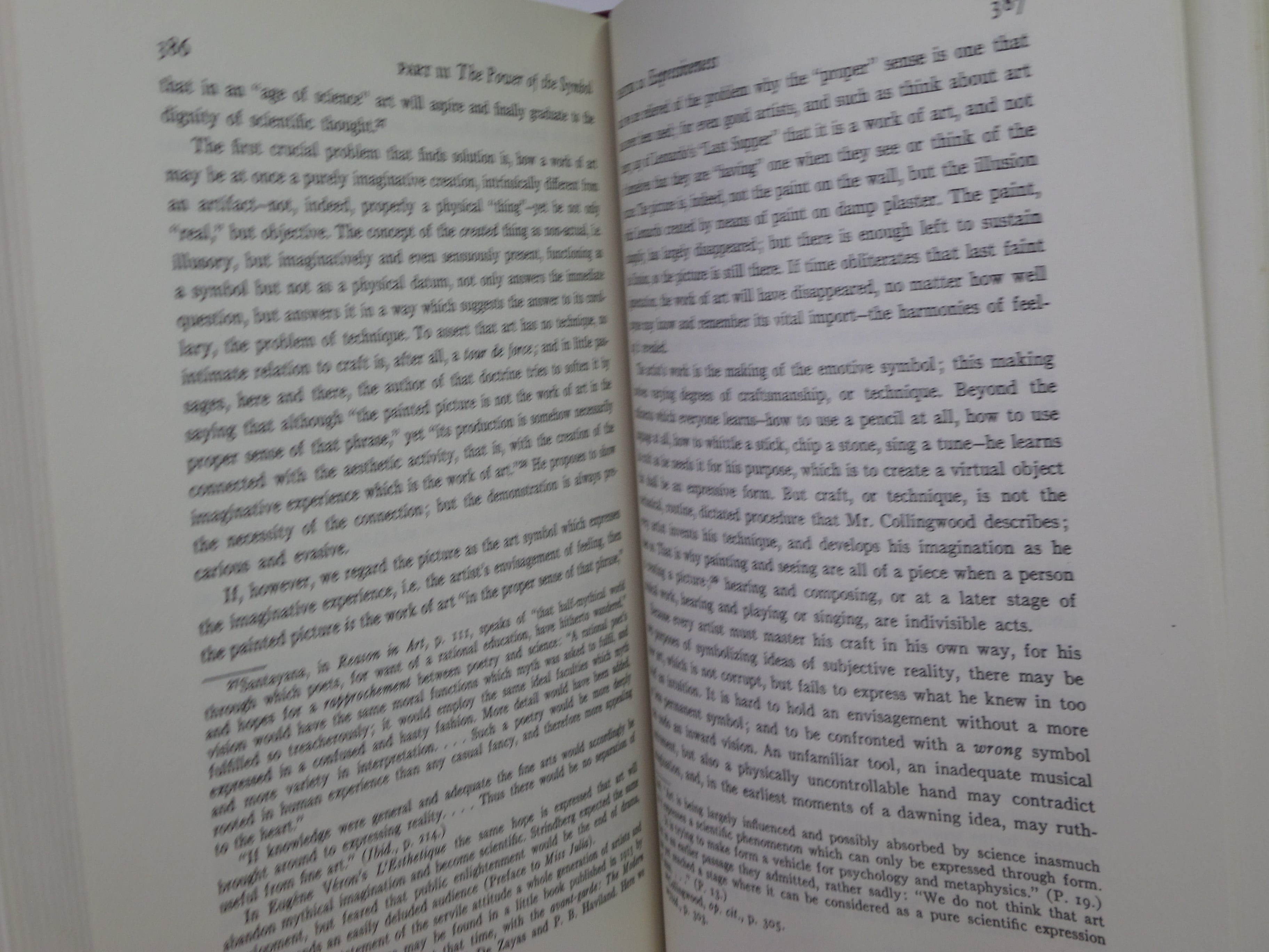 FEELING AND FORM: A THEORY OF ART BY SUSANNE K. LANGER 1979