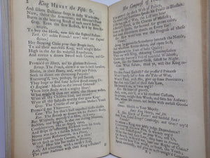KING HENRY THE FIFTH BY AARON HILL 1723 ADAPTED FROM WILLIAM SHAKESPEARE