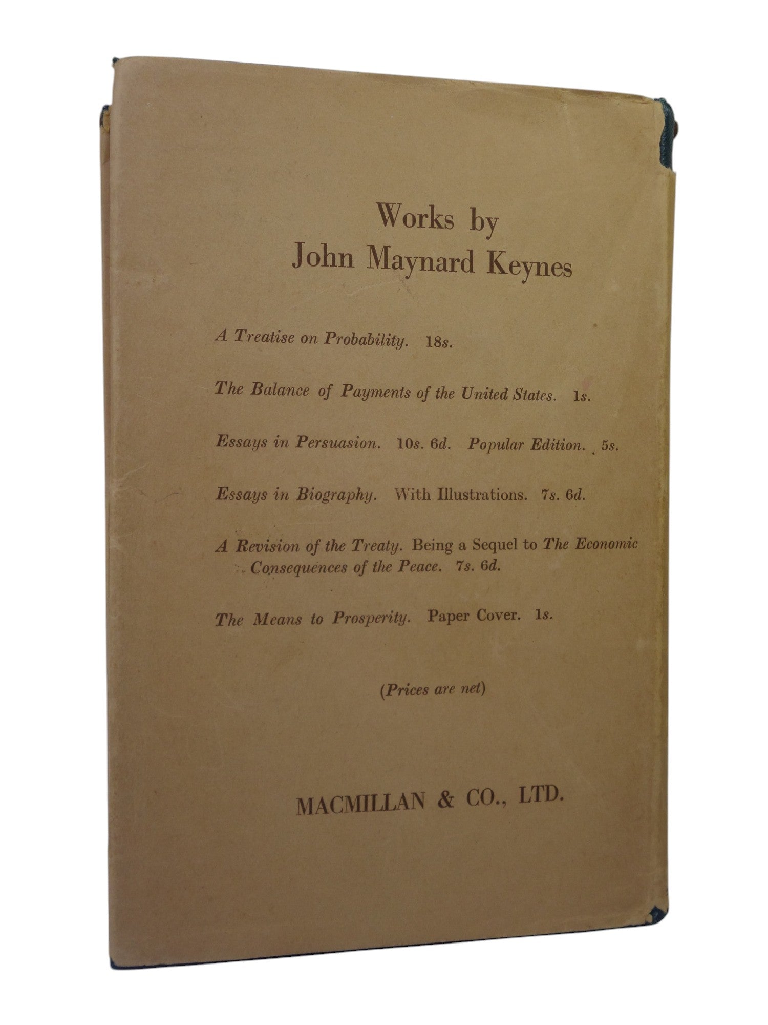 THE GENERAL THEORY OF EMPLOYMENT INTEREST AND MONEY BY JOHN MAYNARD KEYNES 1949