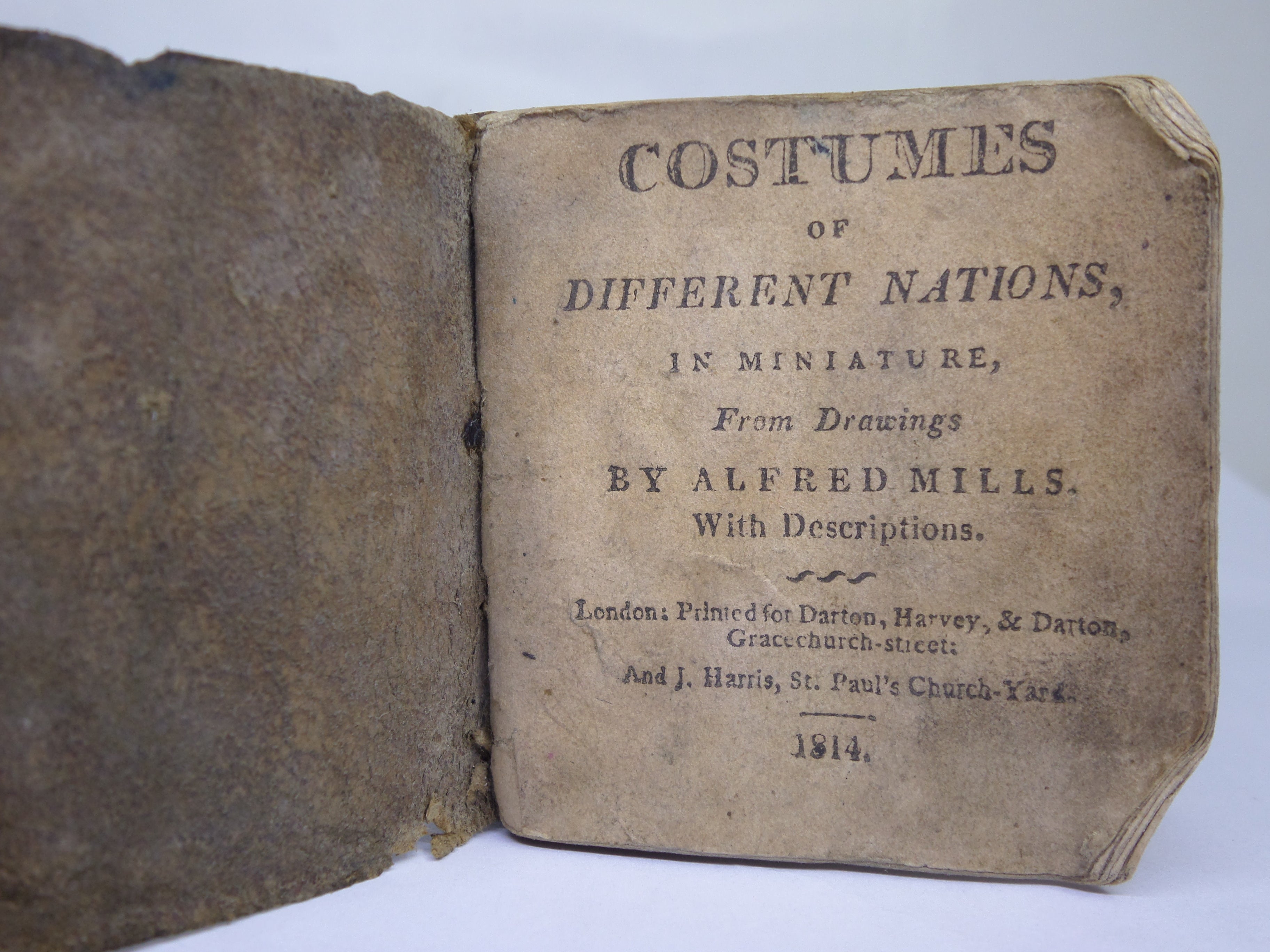 COSTUMES OF DIFFERENT NATIONS IN MINIATURE FROM DRAWINGS BY ALFRED MILLS 1814