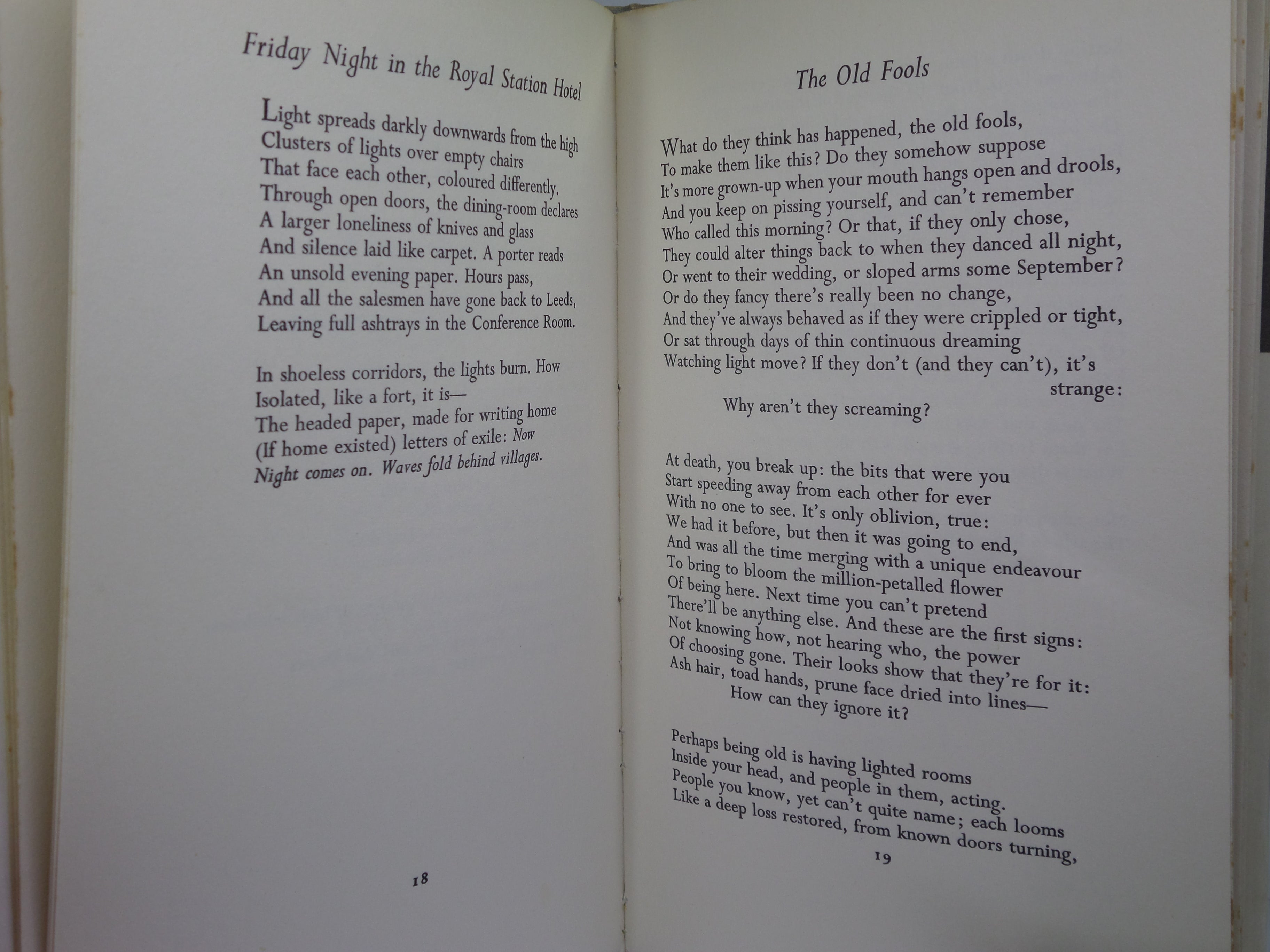 HIGH WINDOWS BY PHILIP LARKIN 1974 FIRST EDITION