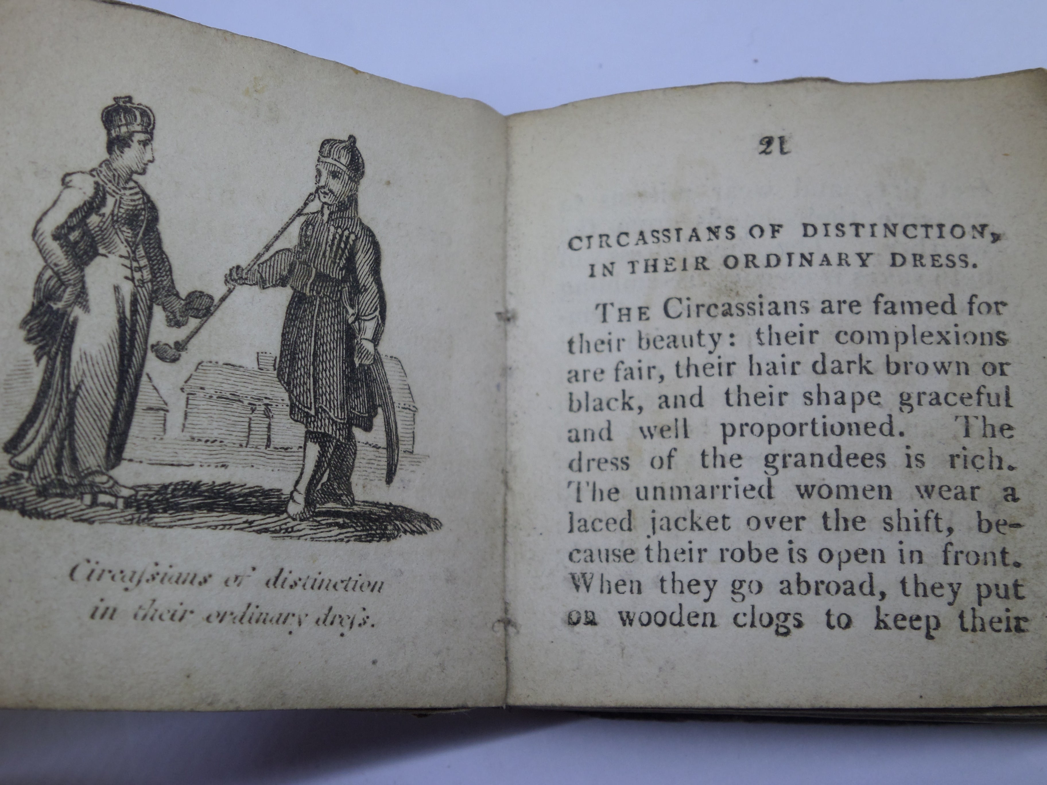 COSTUMES OF DIFFERENT NATIONS IN MINIATURE FROM DRAWINGS BY ALFRED MILLS 1814