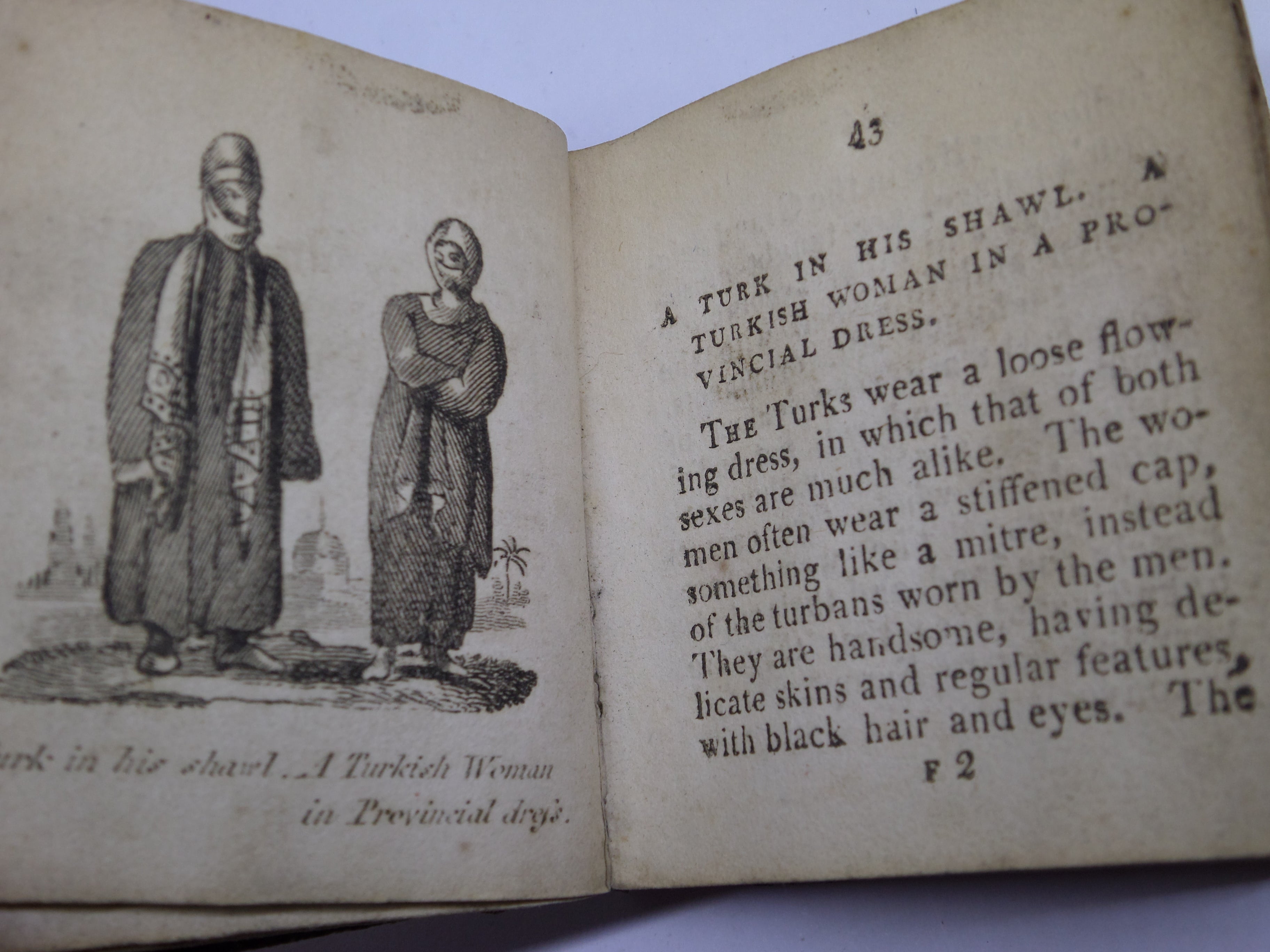 COSTUMES OF DIFFERENT NATIONS IN MINIATURE FROM DRAWINGS BY ALFRED MILLS 1814