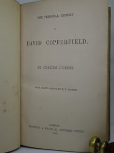 THE PERSONAL HISTORY OF DAVID COPPERFIELD BY CHARLES DICKENS 1850 FIRST EDITION
