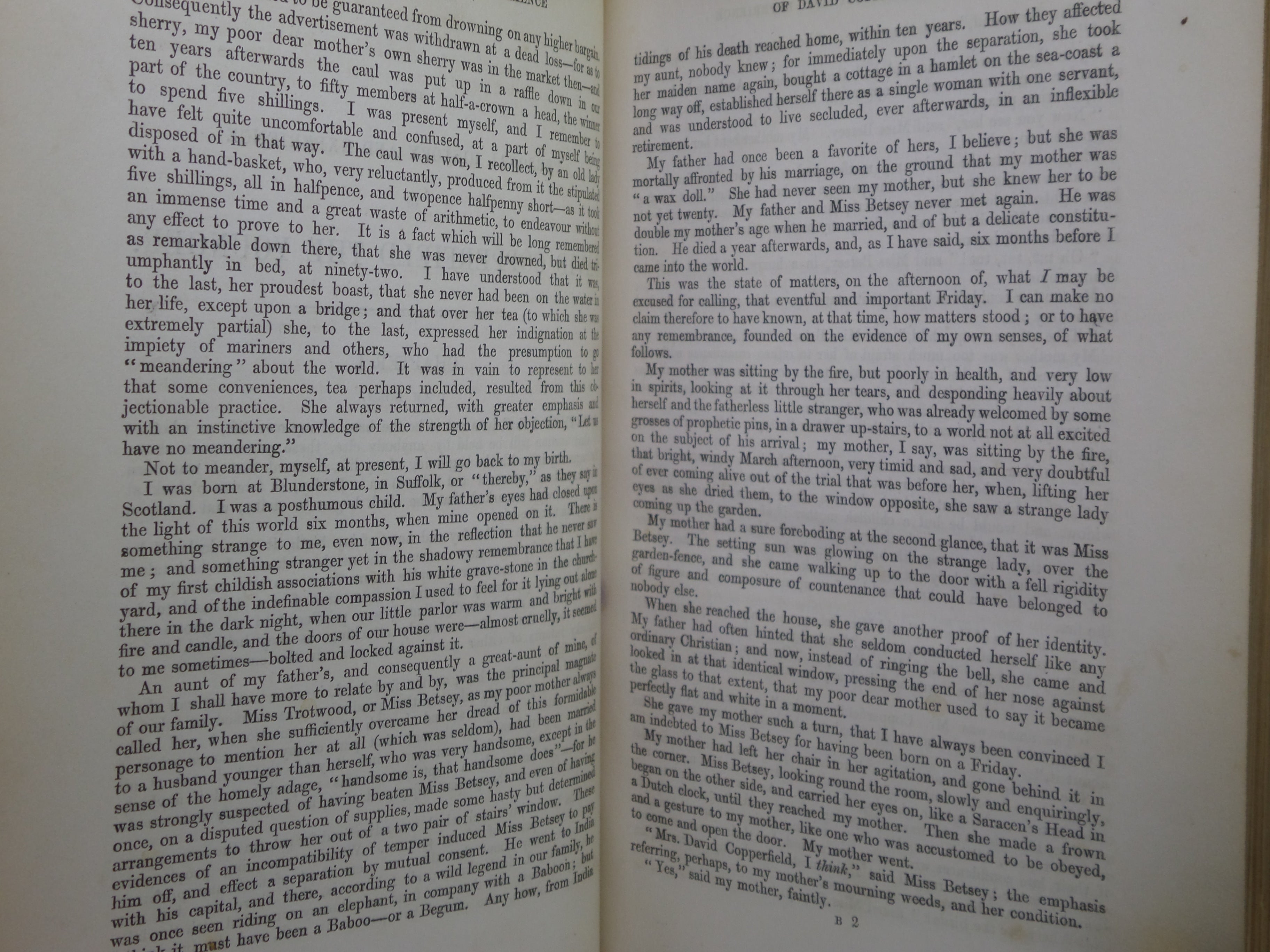 THE PERSONAL HISTORY OF DAVID COPPERFIELD BY CHARLES DICKENS 1850 FIRST EDITION