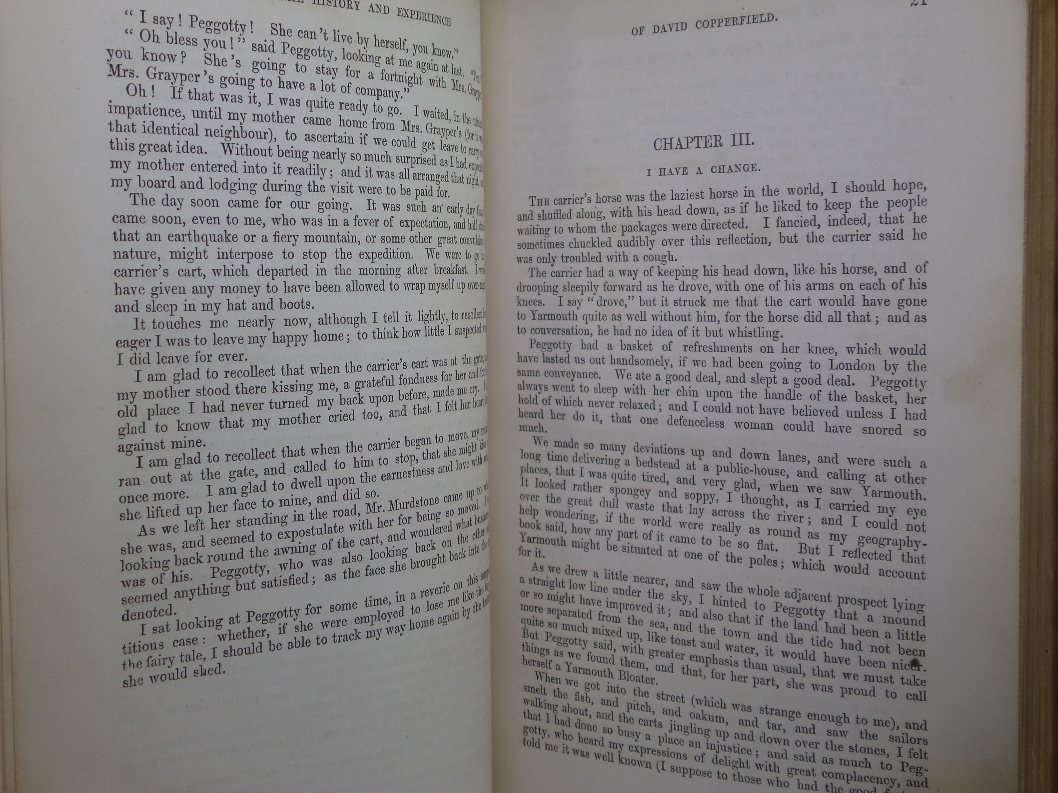 THE PERSONAL HISTORY OF DAVID COPPERFIELD BY CHARLES DICKENS 1850 FIRST EDITION