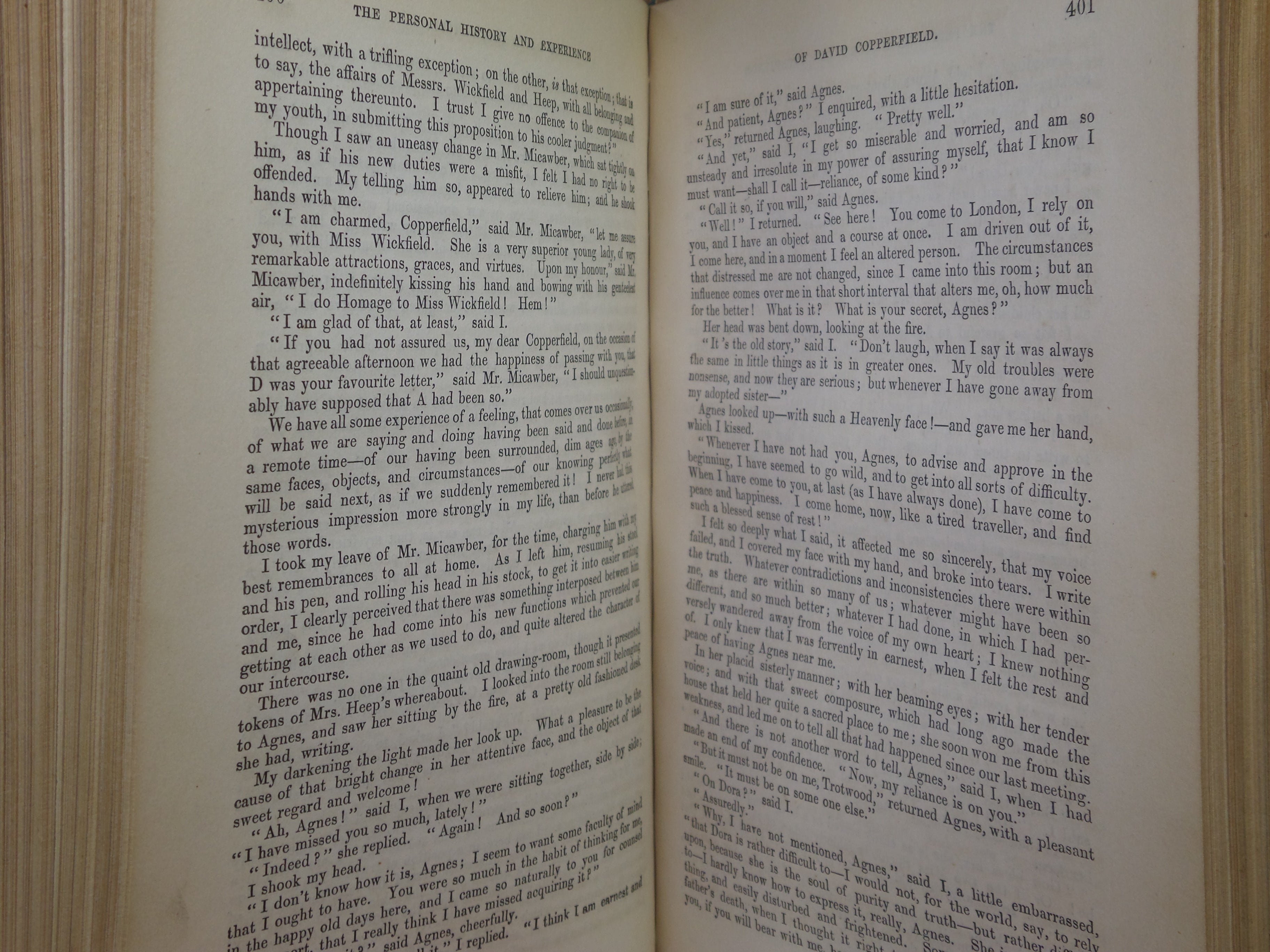 THE PERSONAL HISTORY OF DAVID COPPERFIELD BY CHARLES DICKENS 1850 FIRST EDITION