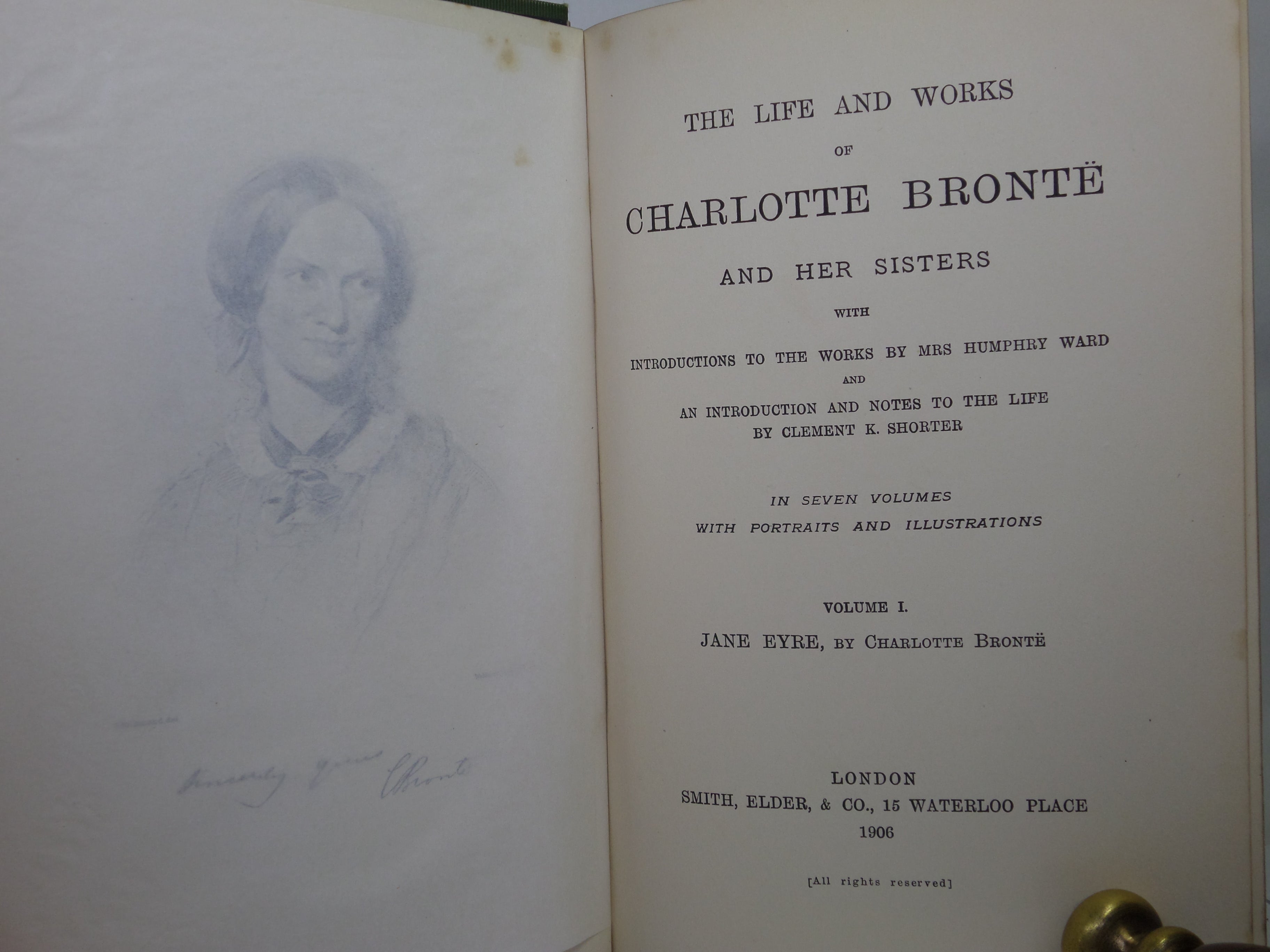 JANE EYRE BY CHARLOTTE BRONTE 1906