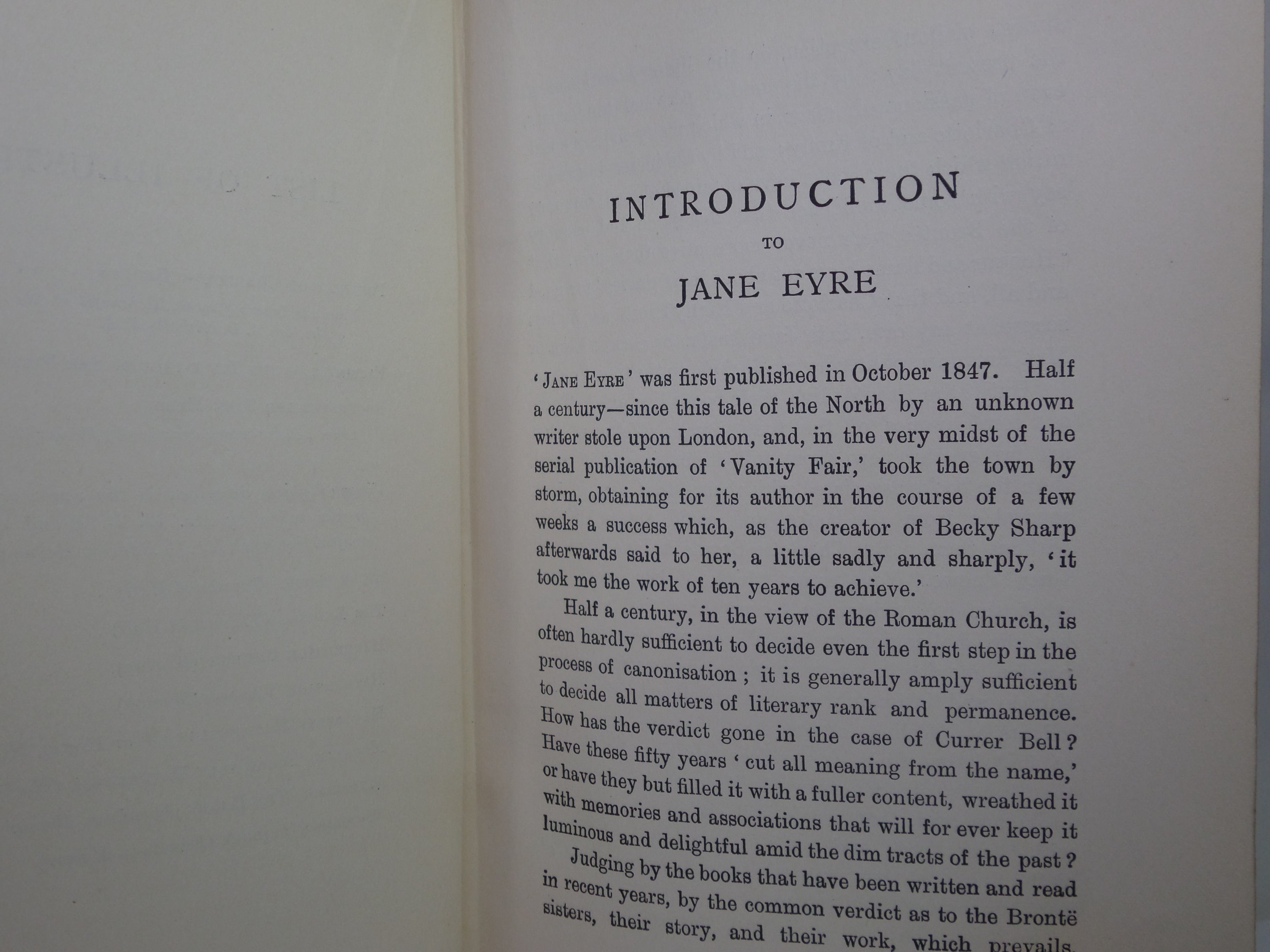 JANE EYRE BY CHARLOTTE BRONTE 1906