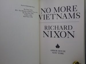 NO MORE VIETNAMS BY RICHARD NIXON 1985 SIGNED FIRST EDITION