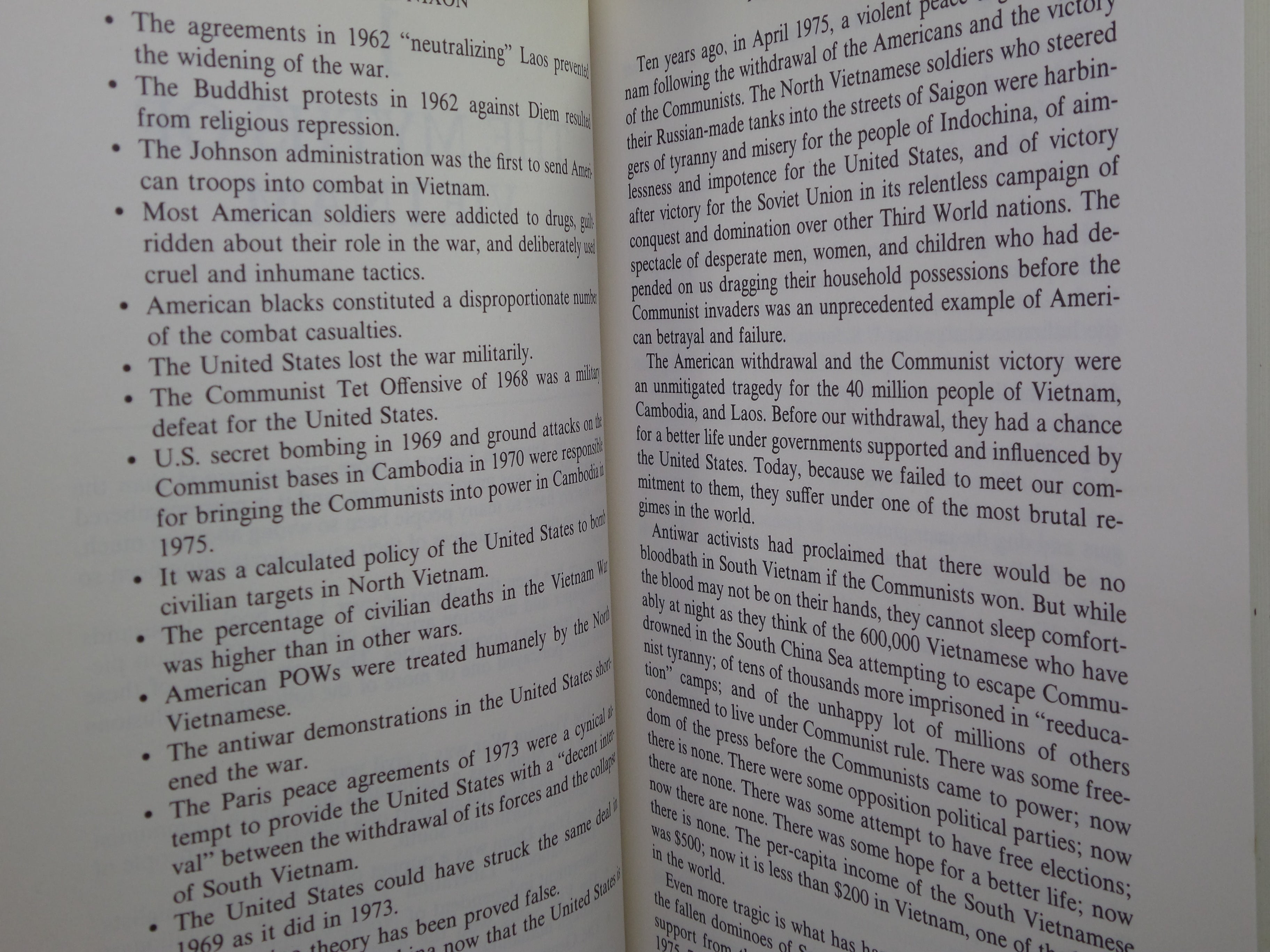 NO MORE VIETNAMS BY RICHARD NIXON 1985 SIGNED FIRST EDITION