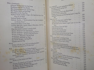 ANECDOTES AND STORIES OF QUADRUPEDS AND OTHER BEASTS BY ADAM WHITE C.1870 LEATHER BINDING