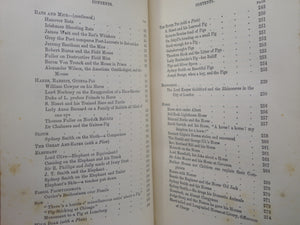 ANECDOTES AND STORIES OF QUADRUPEDS AND OTHER BEASTS BY ADAM WHITE C.1870 LEATHER BINDING