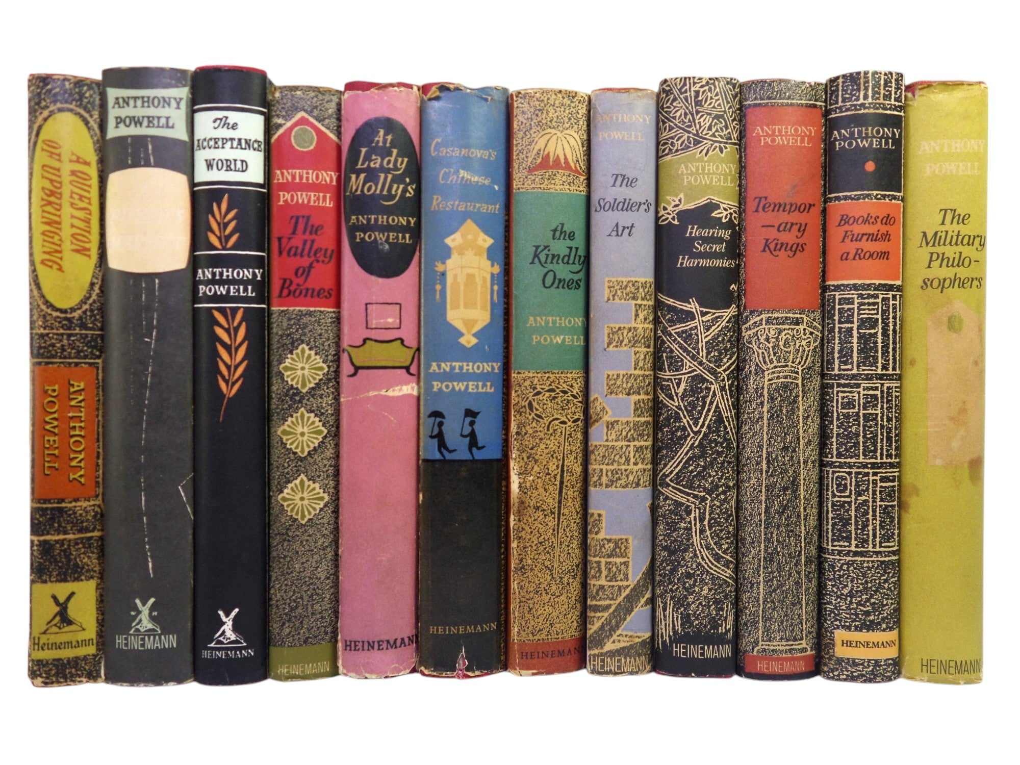 A DANCE TO THE MUSIC OF TIME, COMPLETE 12 VOLUME SET BY ANTHONY POWELL 1957-1977