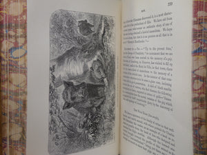 ANECDOTES AND STORIES OF QUADRUPEDS AND OTHER BEASTS BY ADAM WHITE C.1870 LEATHER BINDING