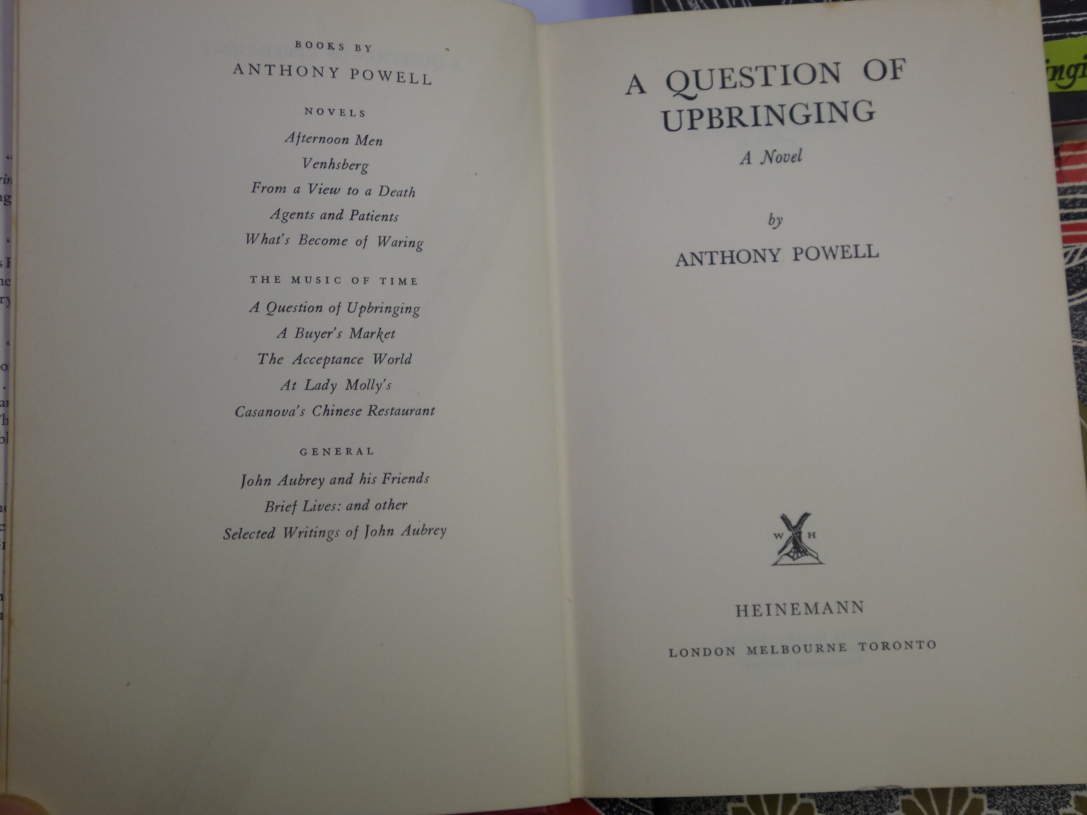 A DANCE TO THE MUSIC OF TIME, COMPLETE 12 VOLUME SET BY ANTHONY POWELL 1957-1977