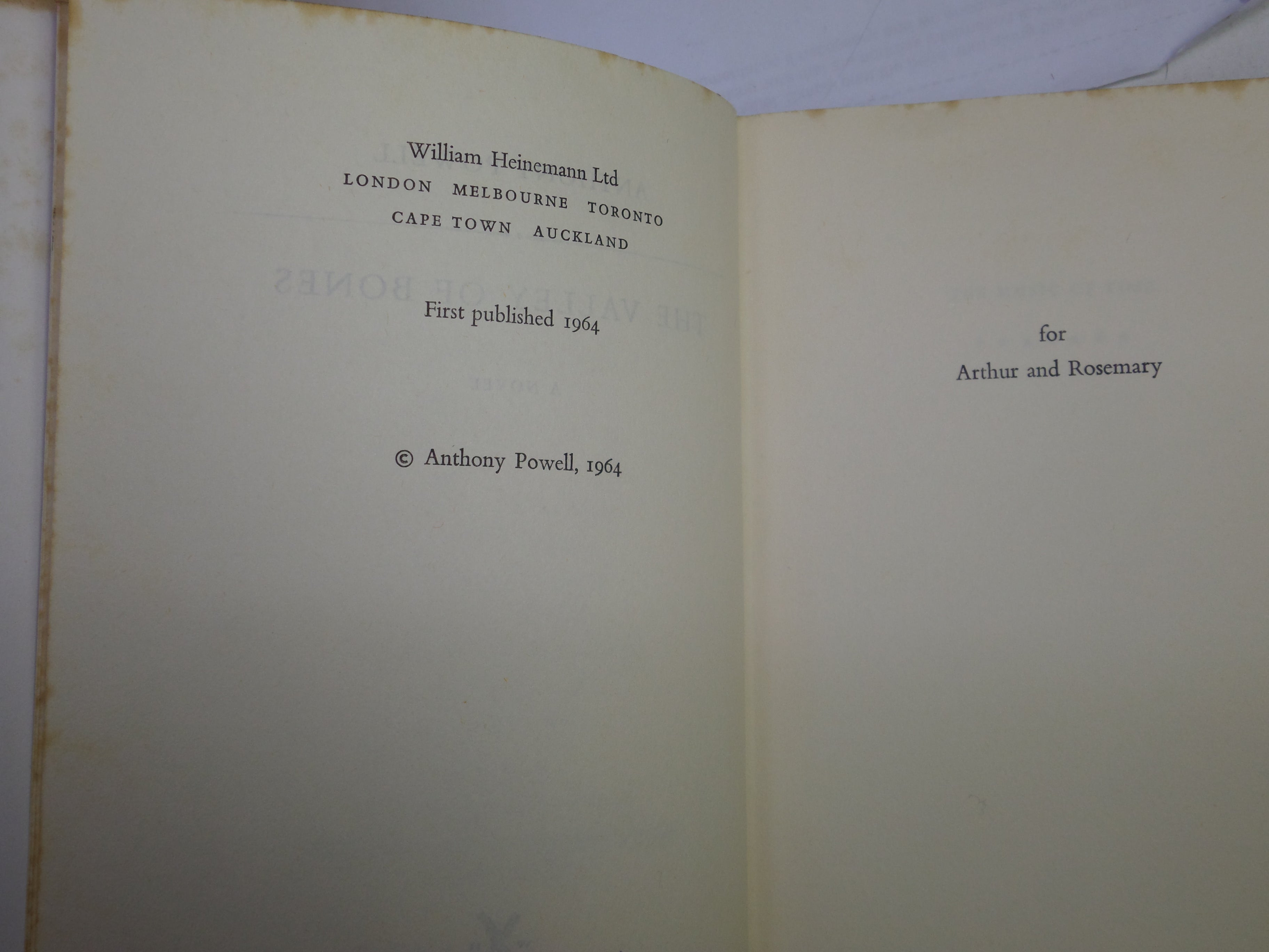A DANCE TO THE MUSIC OF TIME, COMPLETE 12 VOLUME SET BY ANTHONY POWELL 1957-1977