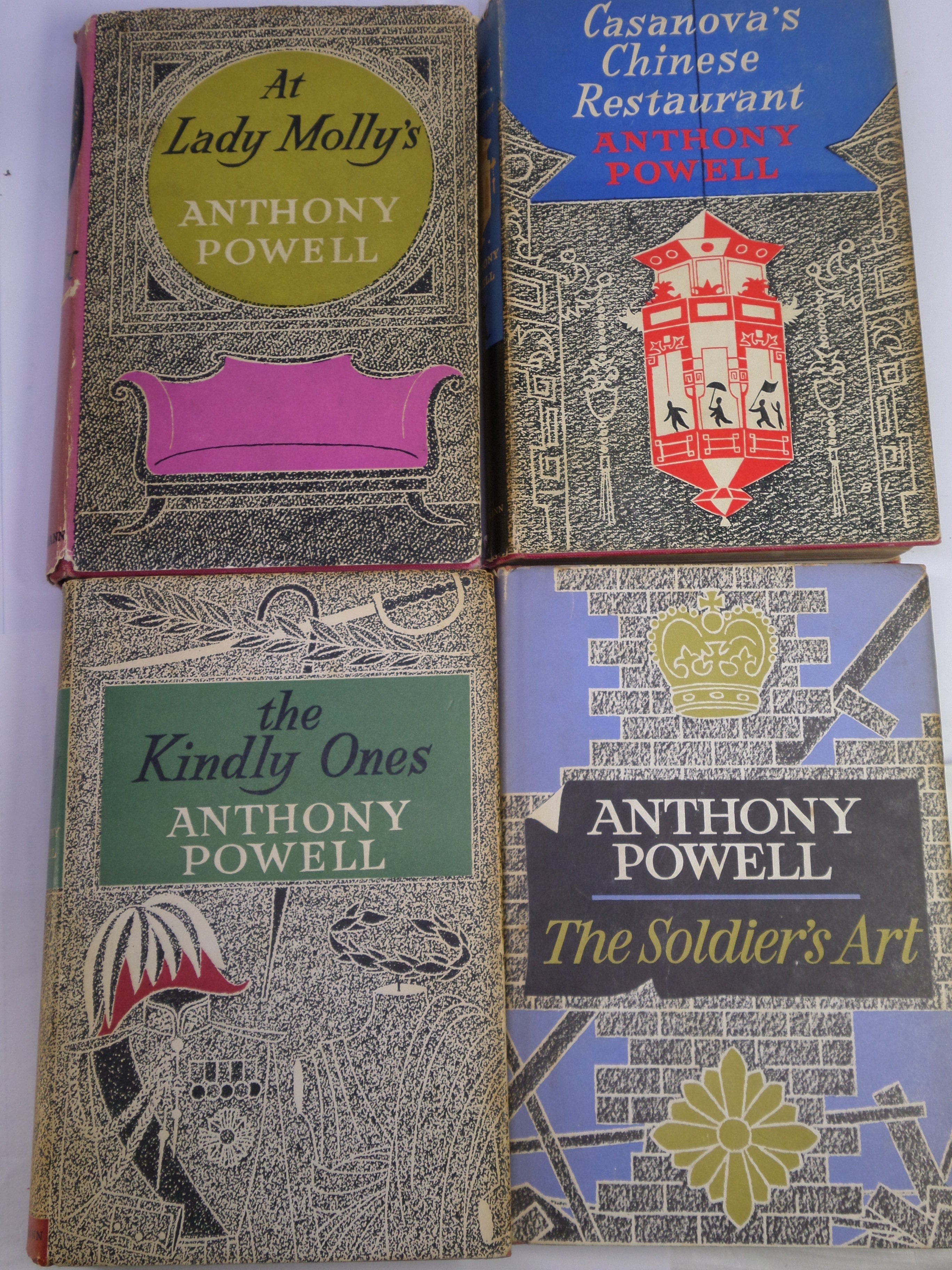 A DANCE TO THE MUSIC OF TIME, COMPLETE 12 VOLUME SET BY ANTHONY POWELL 1957-1977
