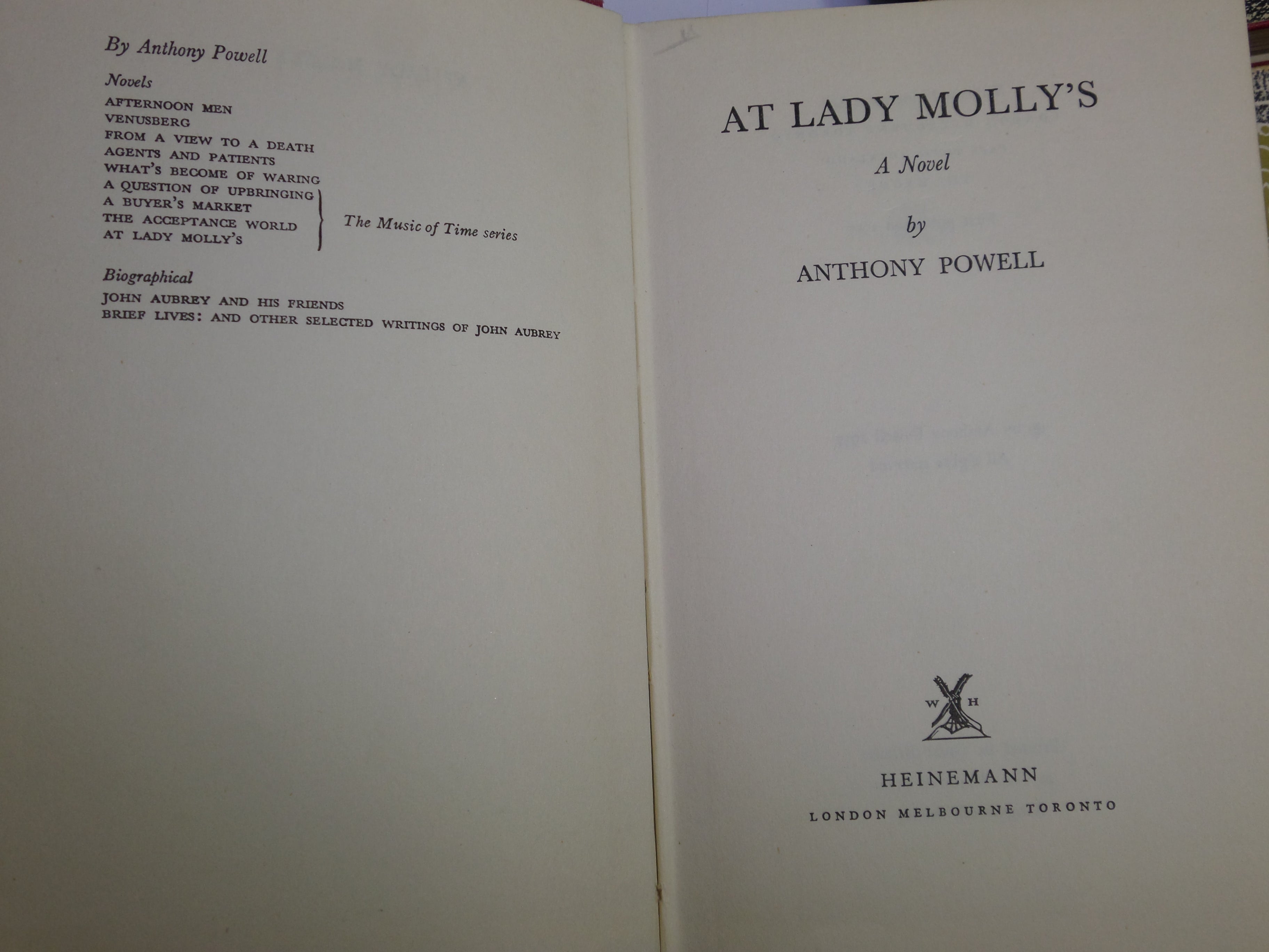 A DANCE TO THE MUSIC OF TIME, COMPLETE 12 VOLUME SET BY ANTHONY POWELL 1957-1977