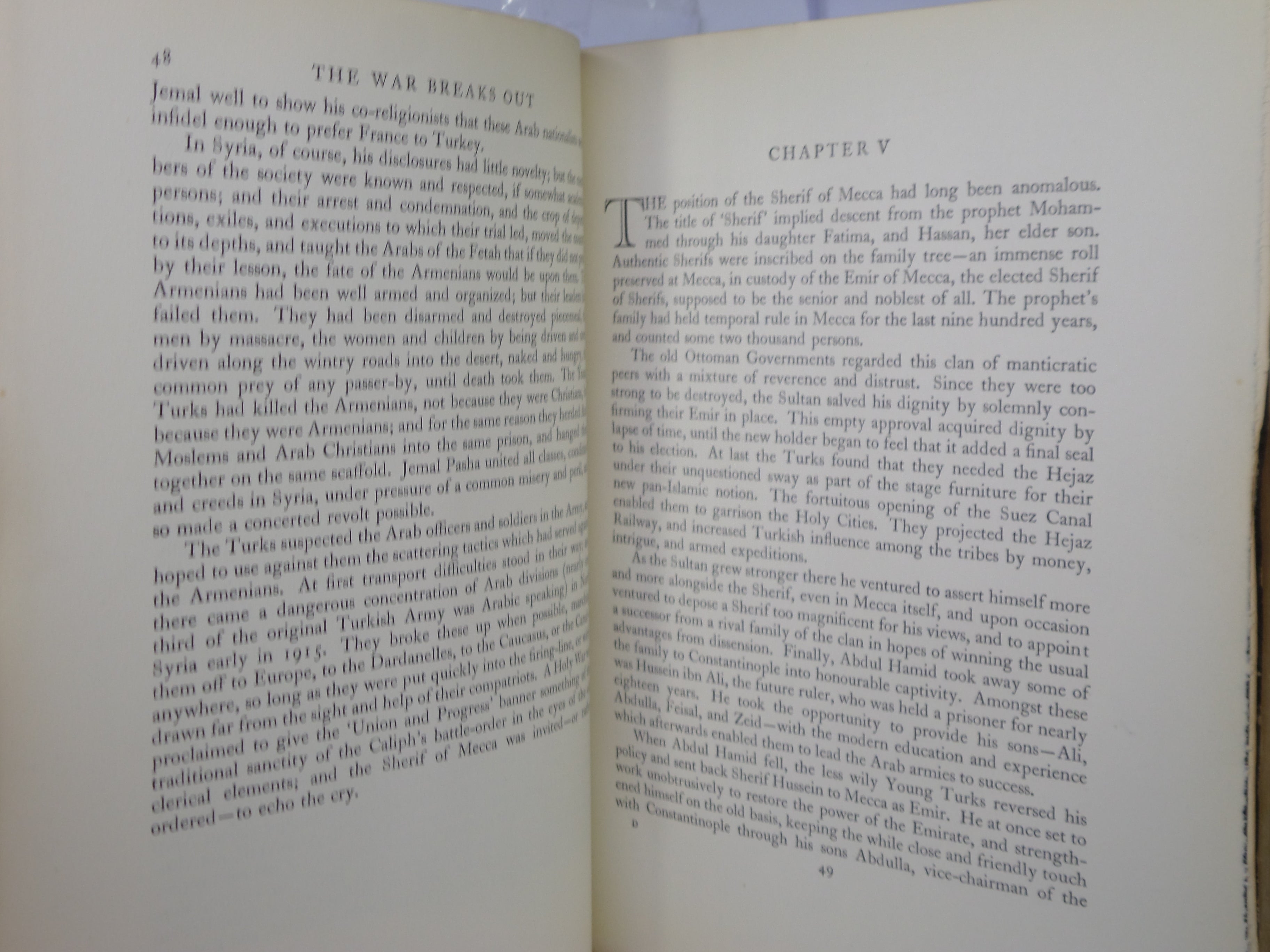 SEVEN PILLARS OF WISDOM BY T.E. LAWRENCE 1936 BOUND BY ZAEHNSDORF