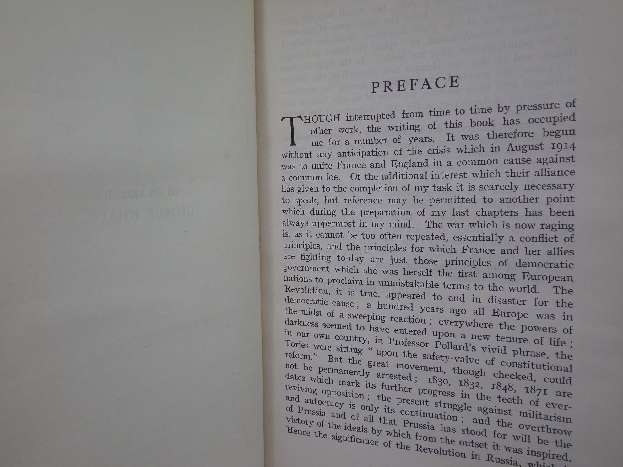 FRANCE: THE NATION AND ITS DEVELOPMENT BY WILLIAM HENRY HUDSON 1917 FINE TREE CALF BINDING