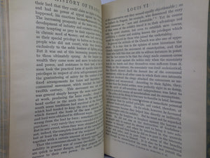 FRANCE: THE NATION AND ITS DEVELOPMENT BY WILLIAM HENRY HUDSON 1917 FINE TREE CALF BINDING