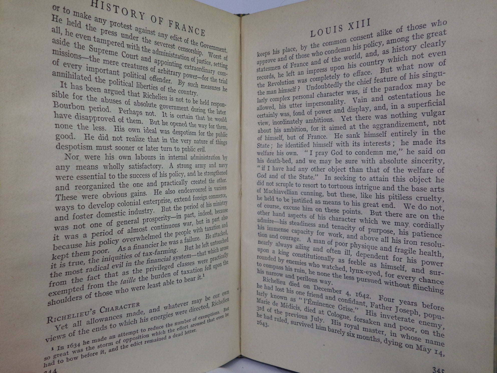 FRANCE: THE NATION AND ITS DEVELOPMENT BY WILLIAM HENRY HUDSON 1917 FINE TREE CALF BINDING