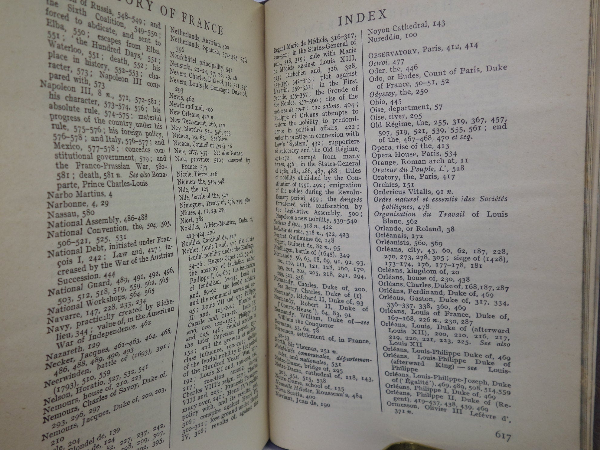 FRANCE: THE NATION AND ITS DEVELOPMENT BY WILLIAM HENRY HUDSON 1917 FINE TREE CALF BINDING