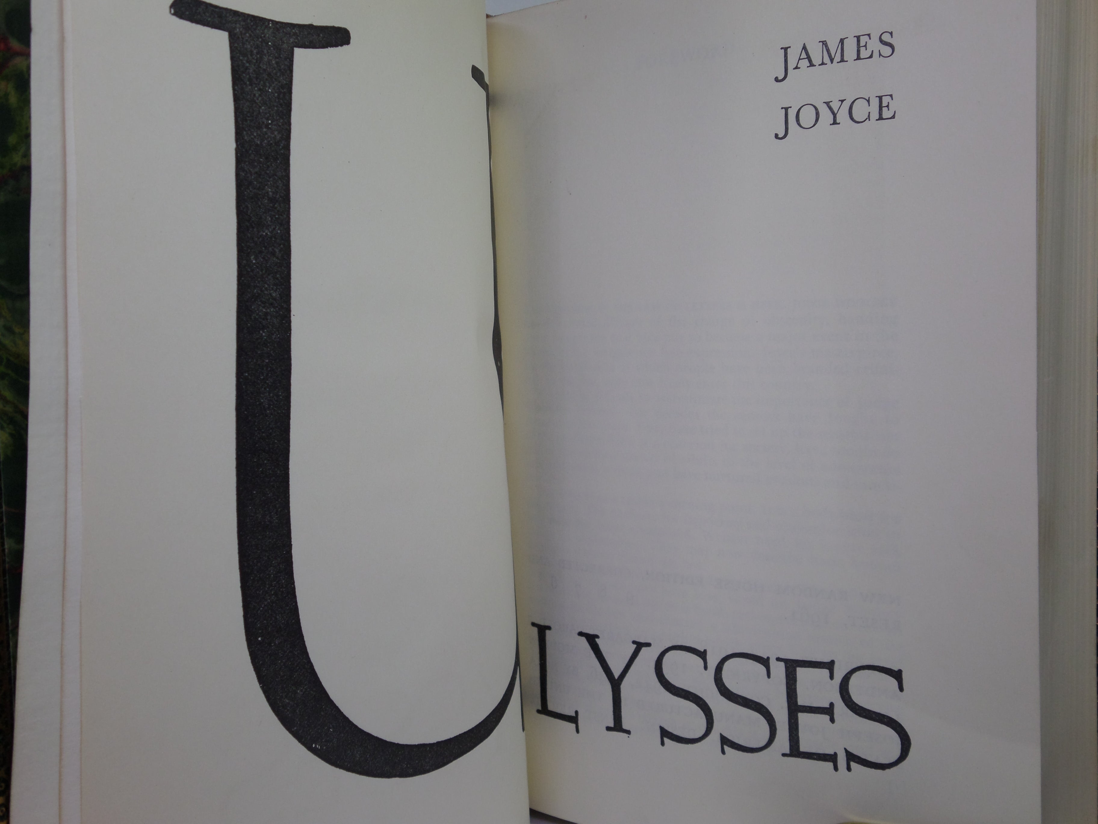 ULYSSES BY JAMES JOYCE 1961 FINE LEATHER BINDING