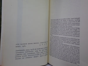 ULYSSES BY JAMES JOYCE 1961 FINE LEATHER BINDING