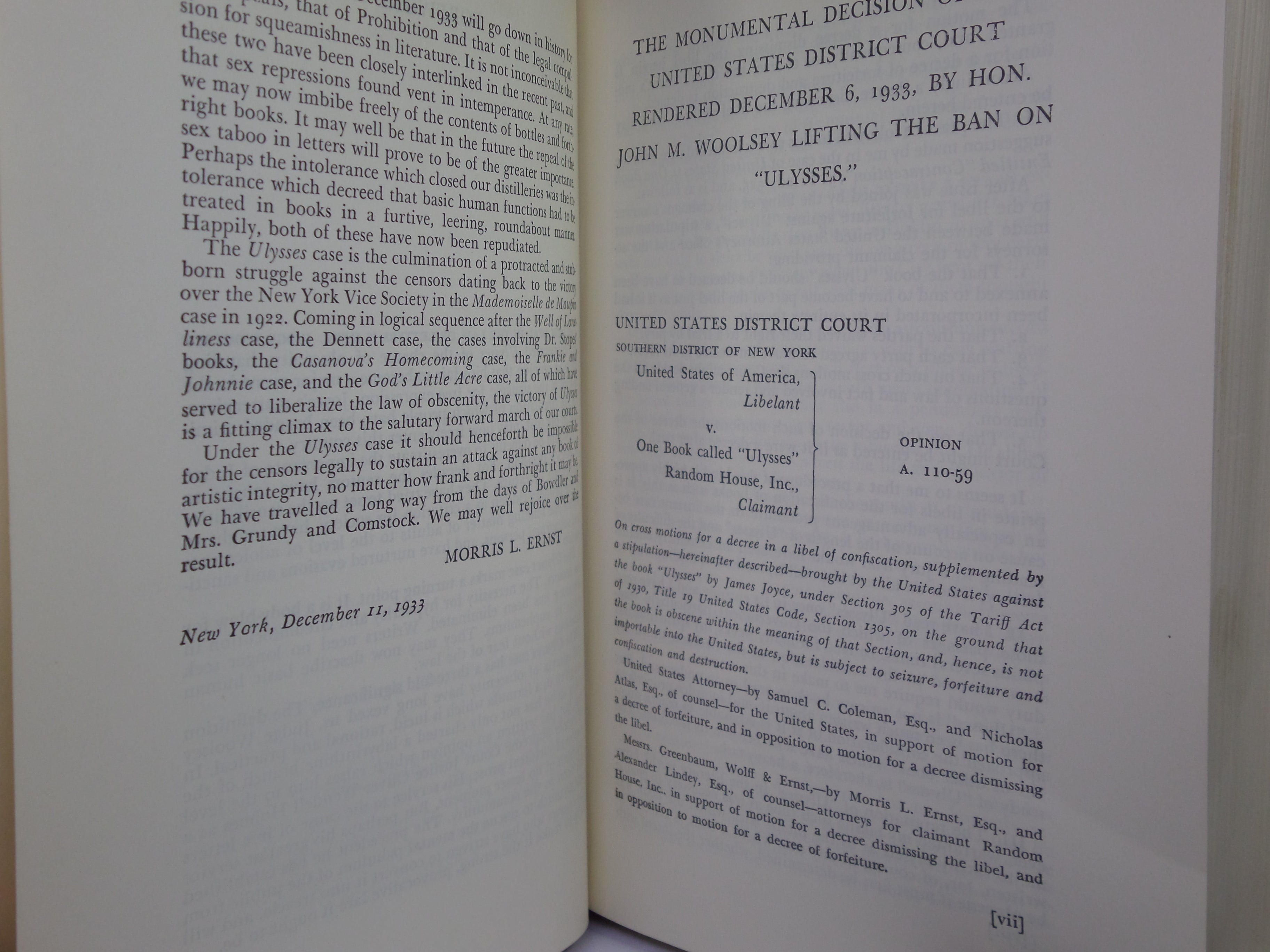 ULYSSES BY JAMES JOYCE 1961 FINE LEATHER BINDING