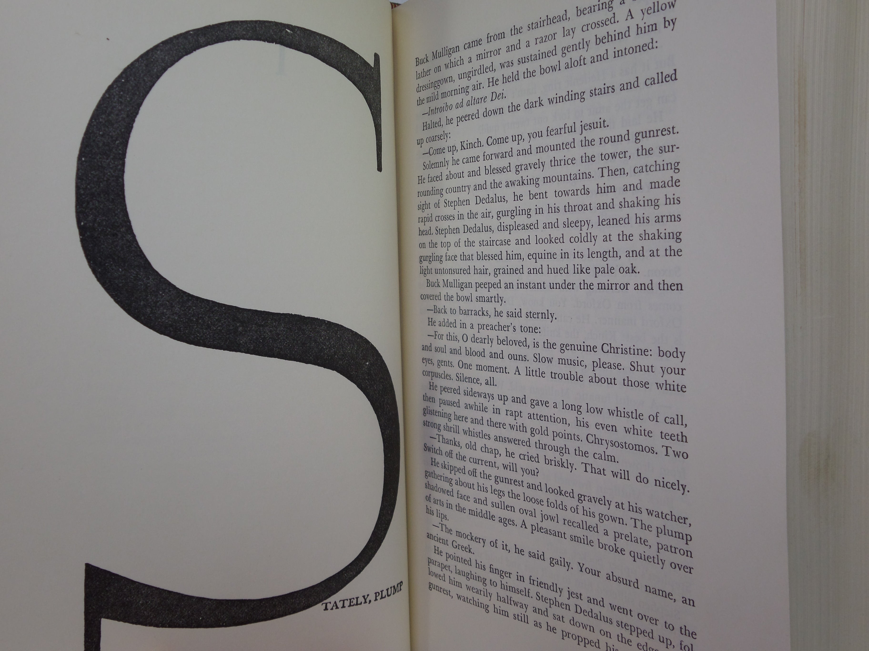 ULYSSES BY JAMES JOYCE 1961 FINE LEATHER BINDING