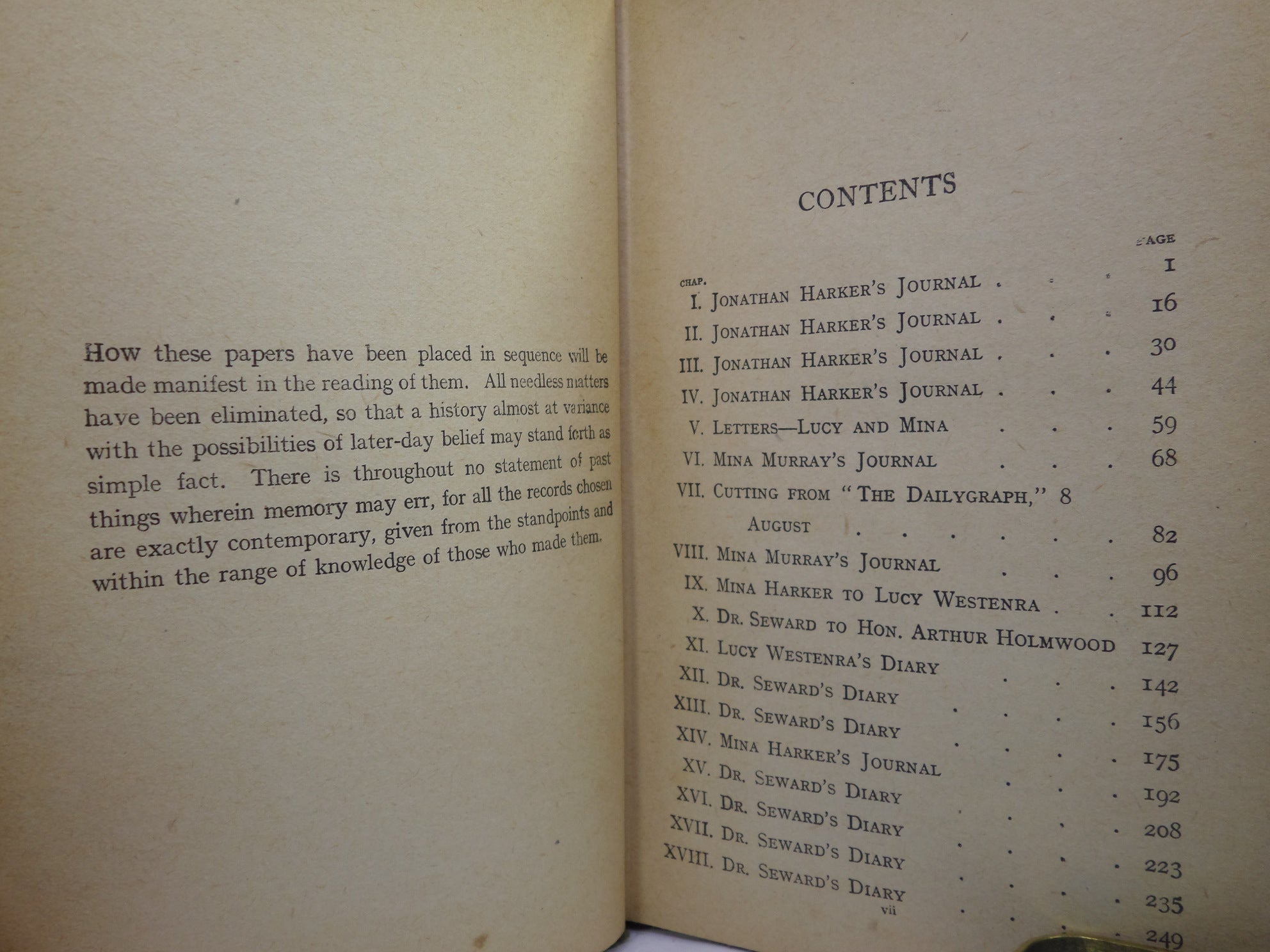 DRACULA BY BRAM STOKER 1927 SIXTEENTH EDITION