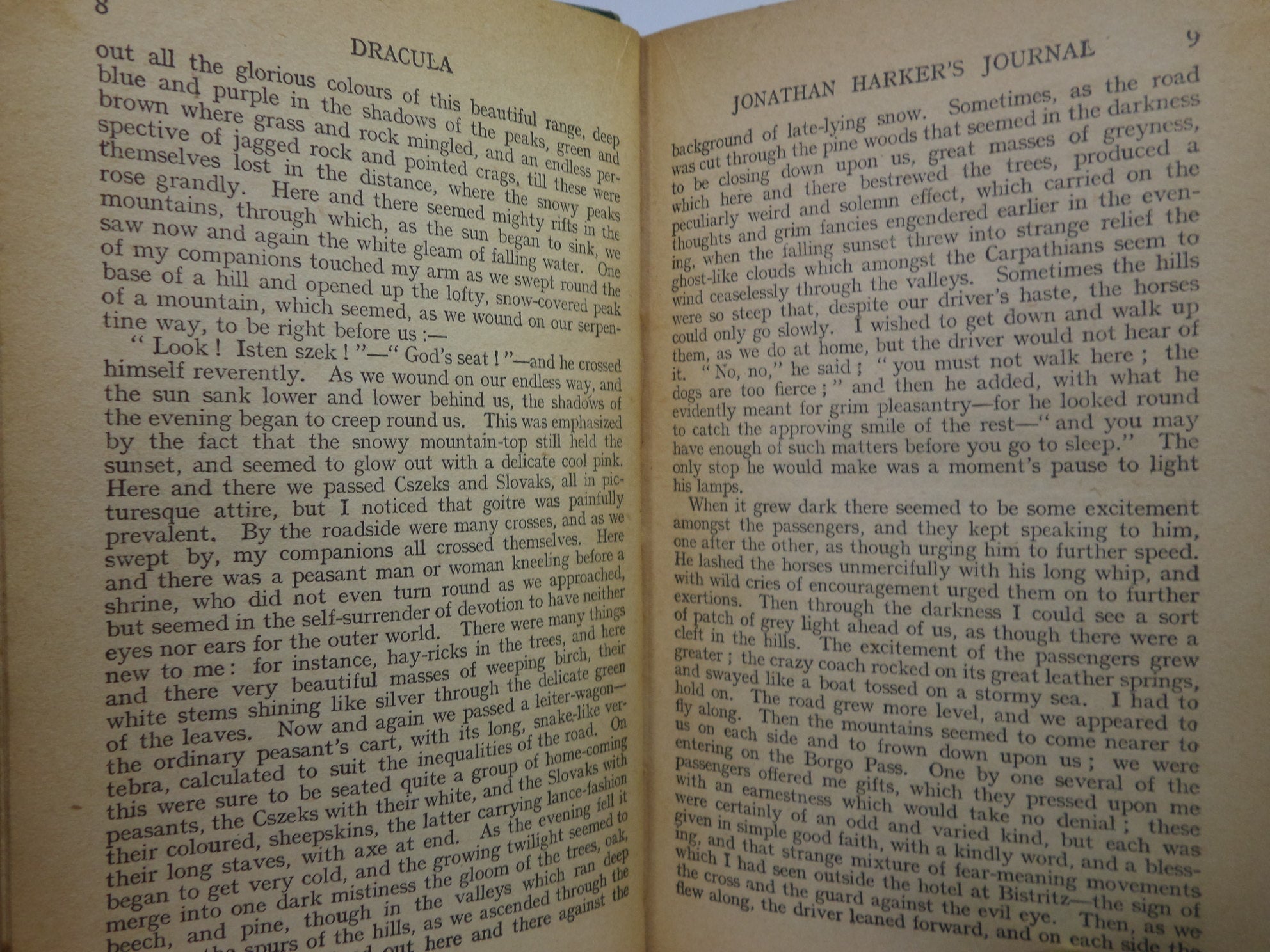 DRACULA BY BRAM STOKER 1927 SIXTEENTH EDITION