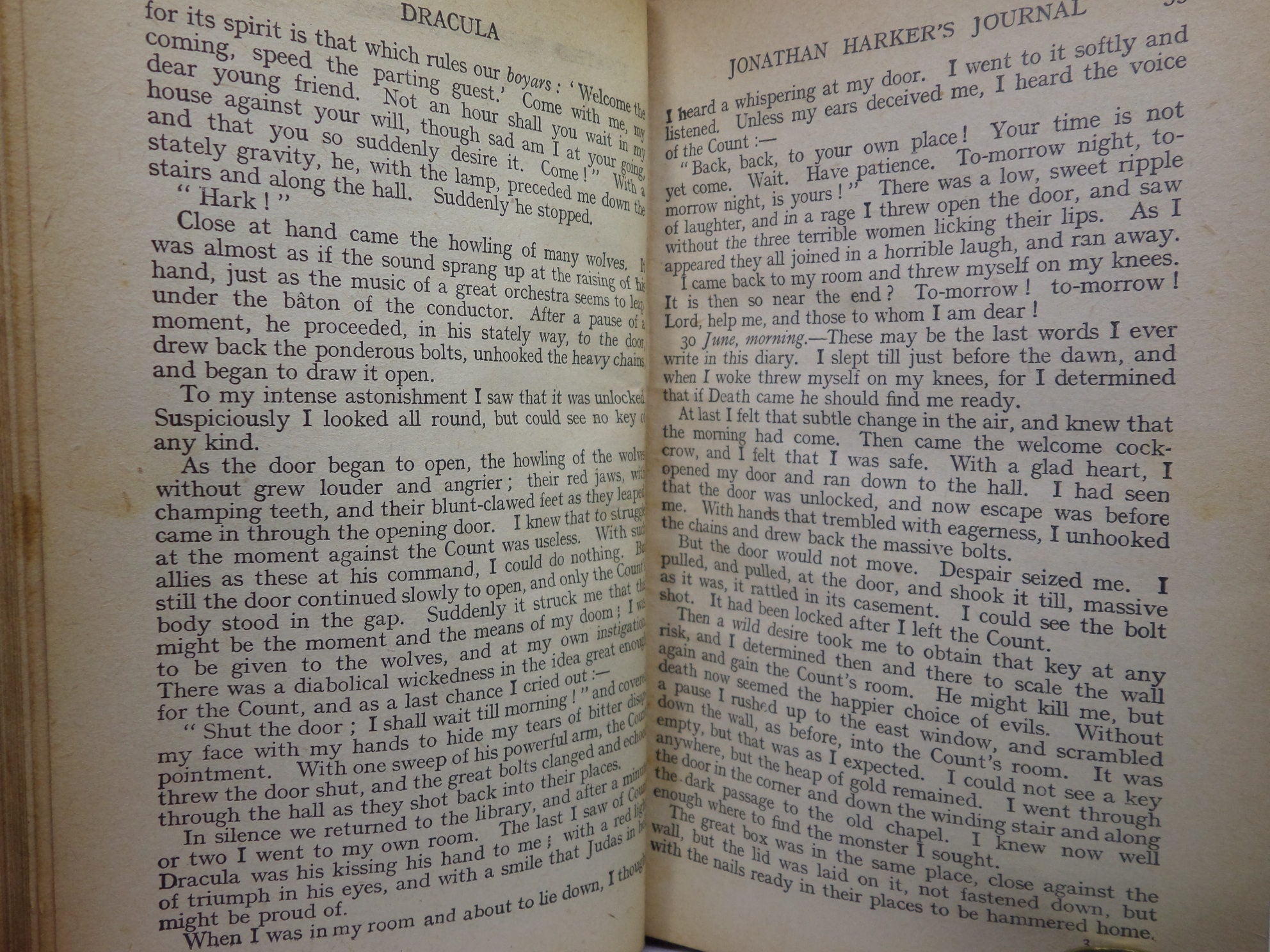 DRACULA BY BRAM STOKER 1927 SIXTEENTH EDITION