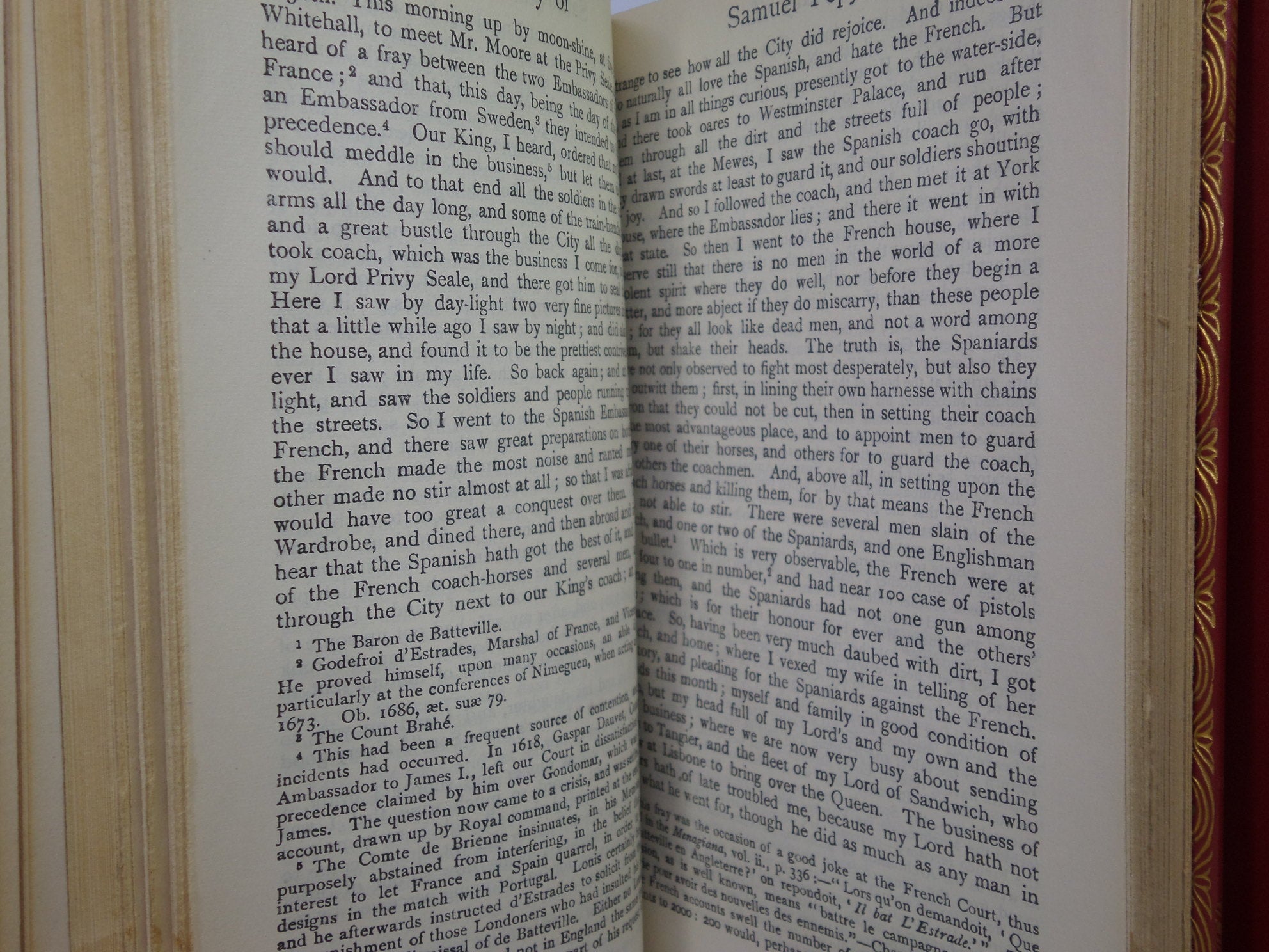 THE DIARY OF SAMUEL PEPYS CA. 1930 FINELY BOUND IN TWO VOLUMES BY BAYNTUN RIVIERE