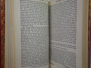 THE DIARY OF SAMUEL PEPYS CA. 1930 FINELY BOUND IN TWO VOLUMES BY BAYNTUN RIVIERE