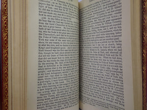 THE DIARY OF SAMUEL PEPYS CA. 1930 FINELY BOUND IN TWO VOLUMES BY BAYNTUN RIVIERE